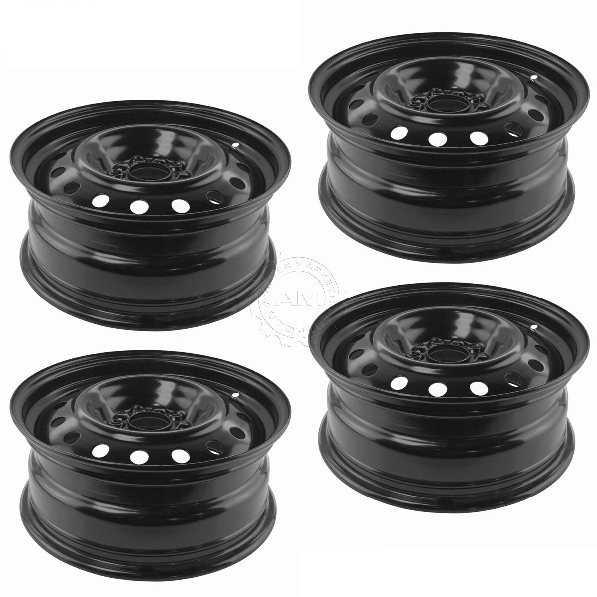 Dorman Steel Wheel Black 16 x 6.5 Inch Kit Set of 4 for Chevy HHR ...