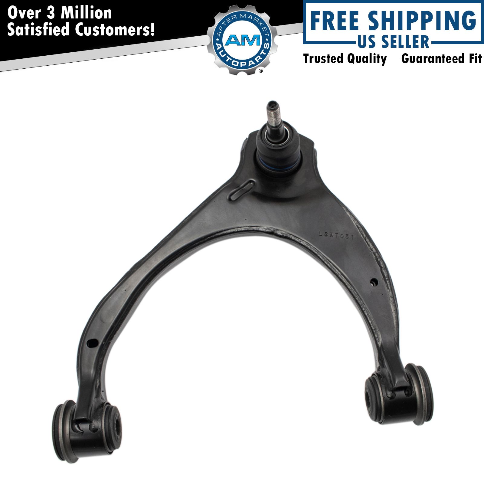 Front Upper Control Arm Ball Joint Assembly Stamped Steel LH Driver Side