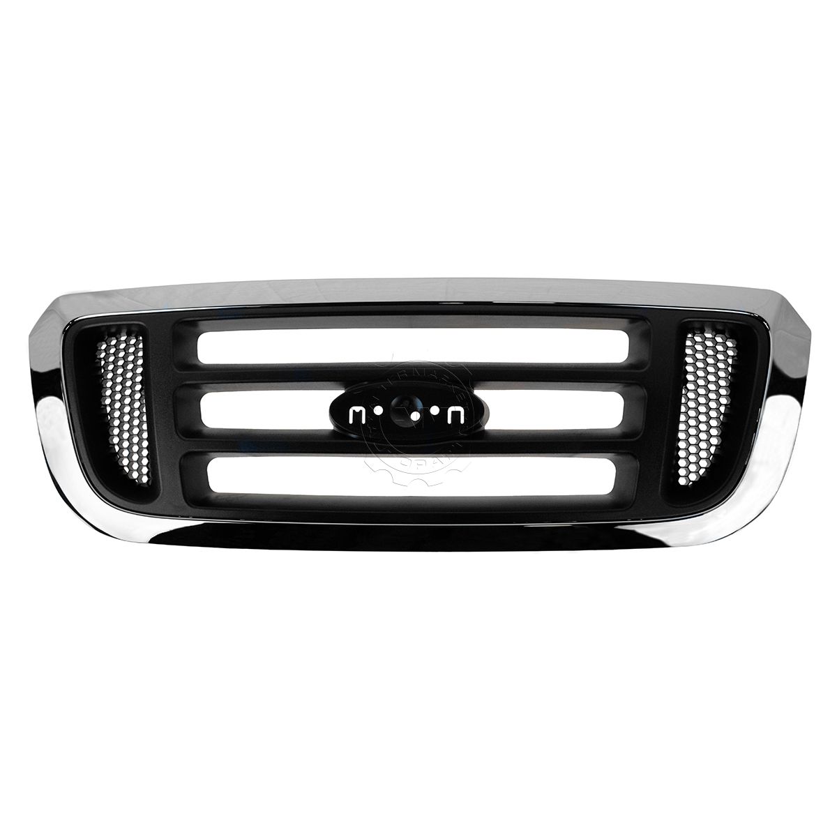 Grille Chrome & Argent Crossbar Style Front for 04-05 Ford Ranger