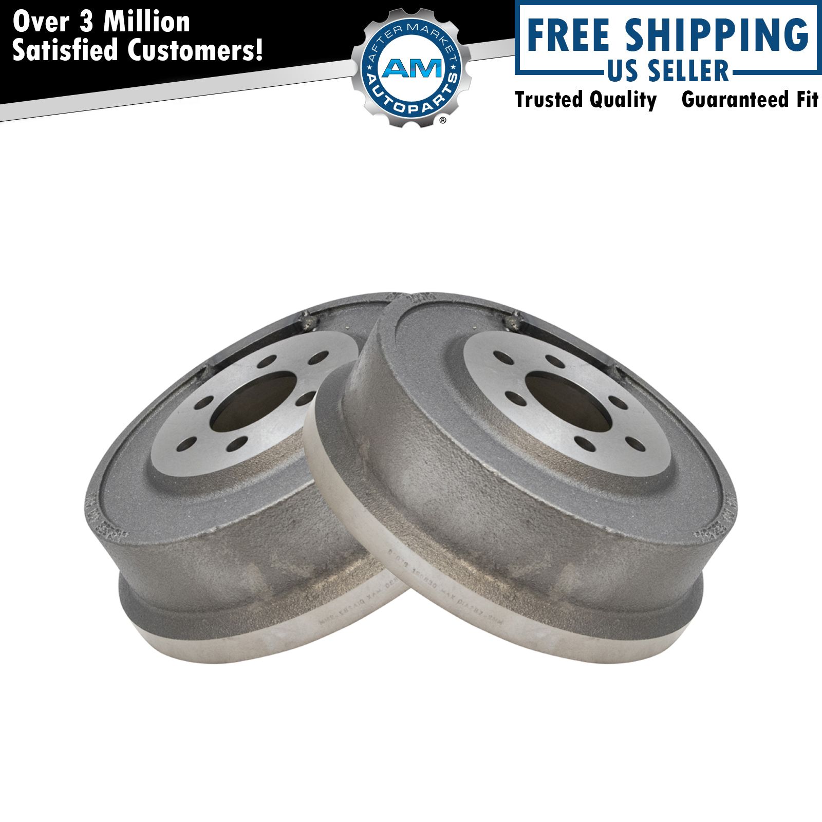 Rear Brake Drum Pair Set for Dodge Durango Dakota Truck