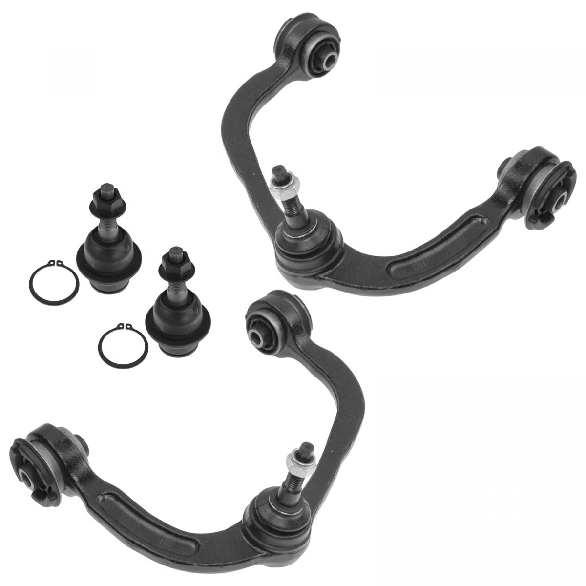 4 Piece Kit Upper Control Arm Lower Ball Joint LH RH Set for Ford