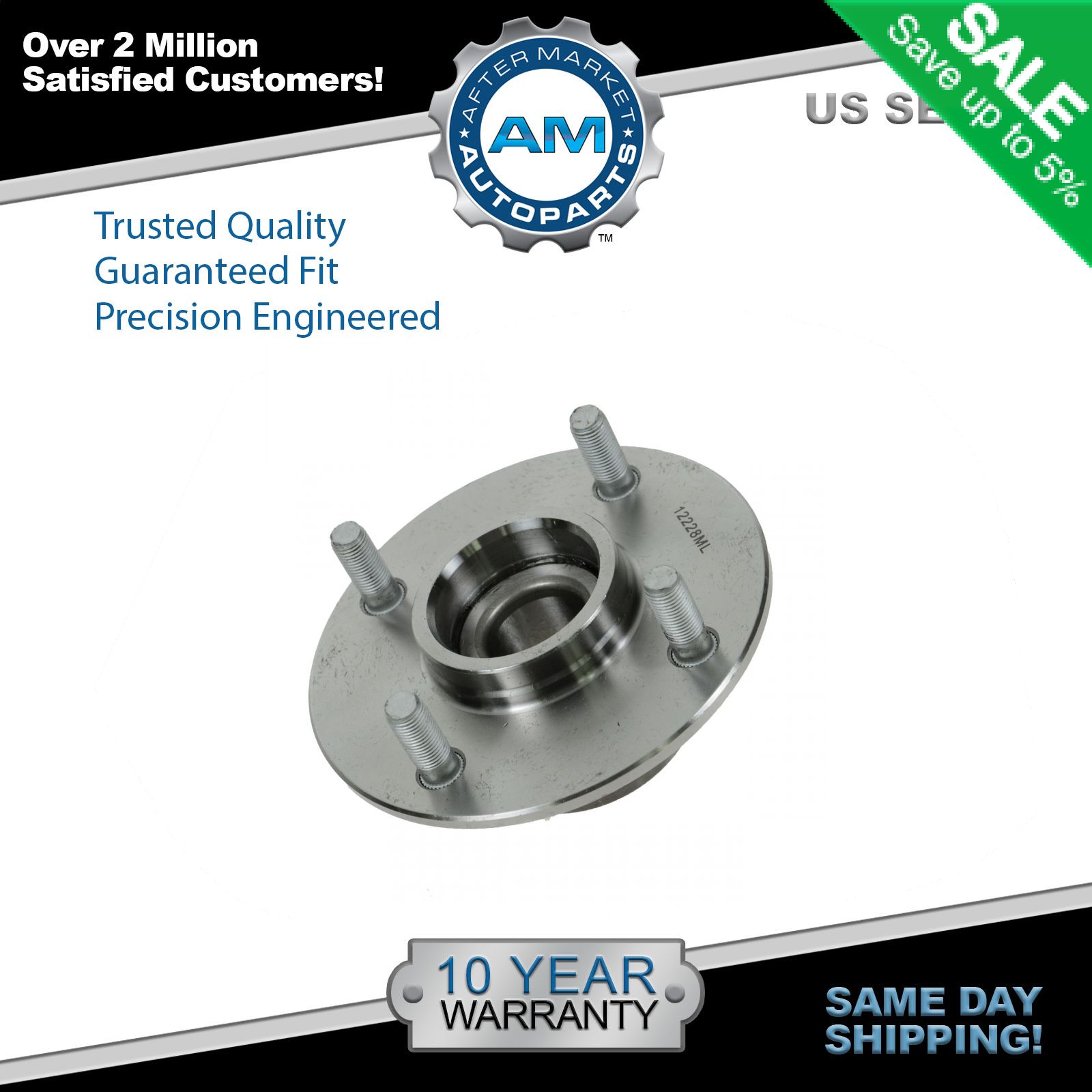 Front Wheel Bearing and Hub Assembly fits 2008 Nissan Sentra L4 2.5L