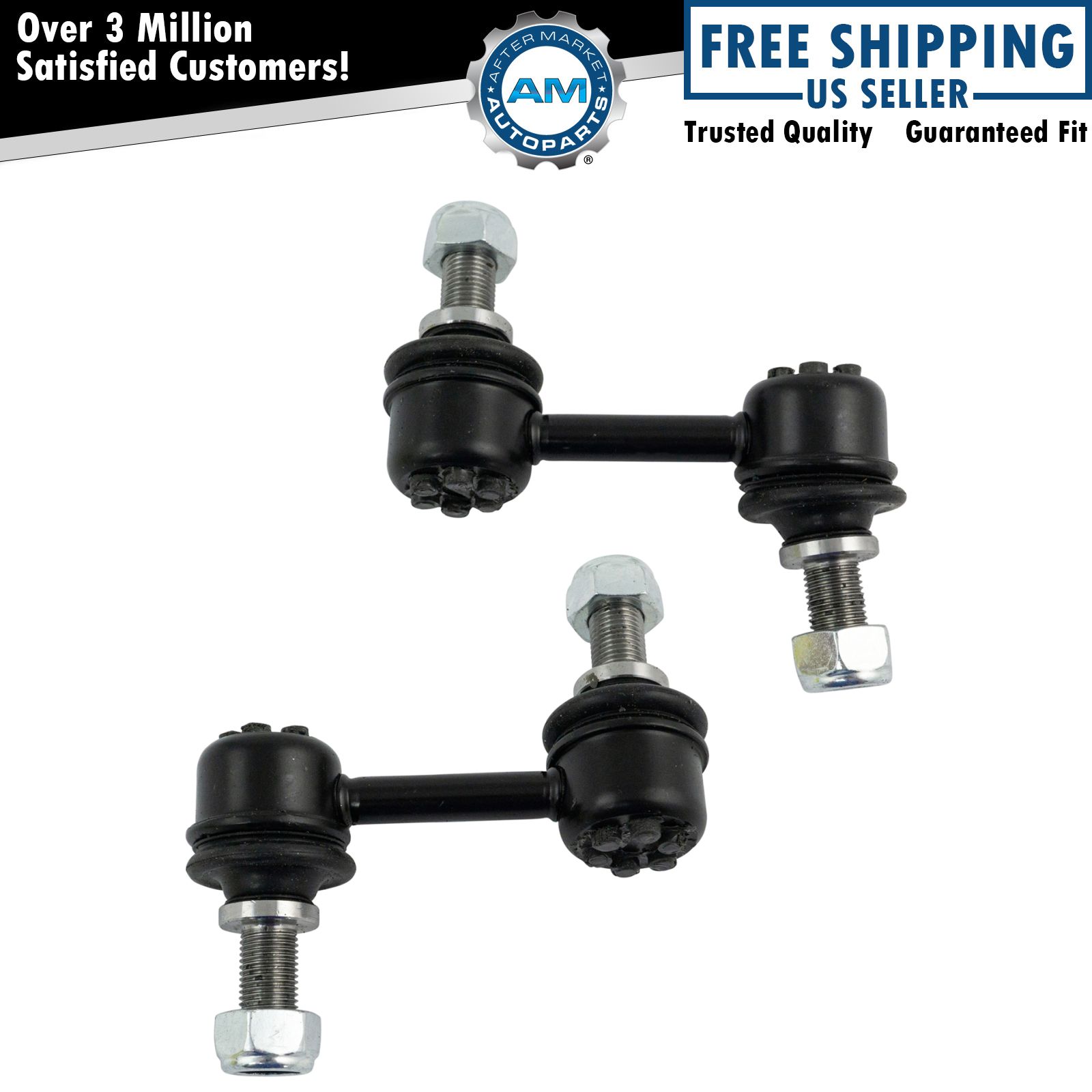 Front Suspension Sway Bar End Link Driver Passenger Pair 2pc Set for