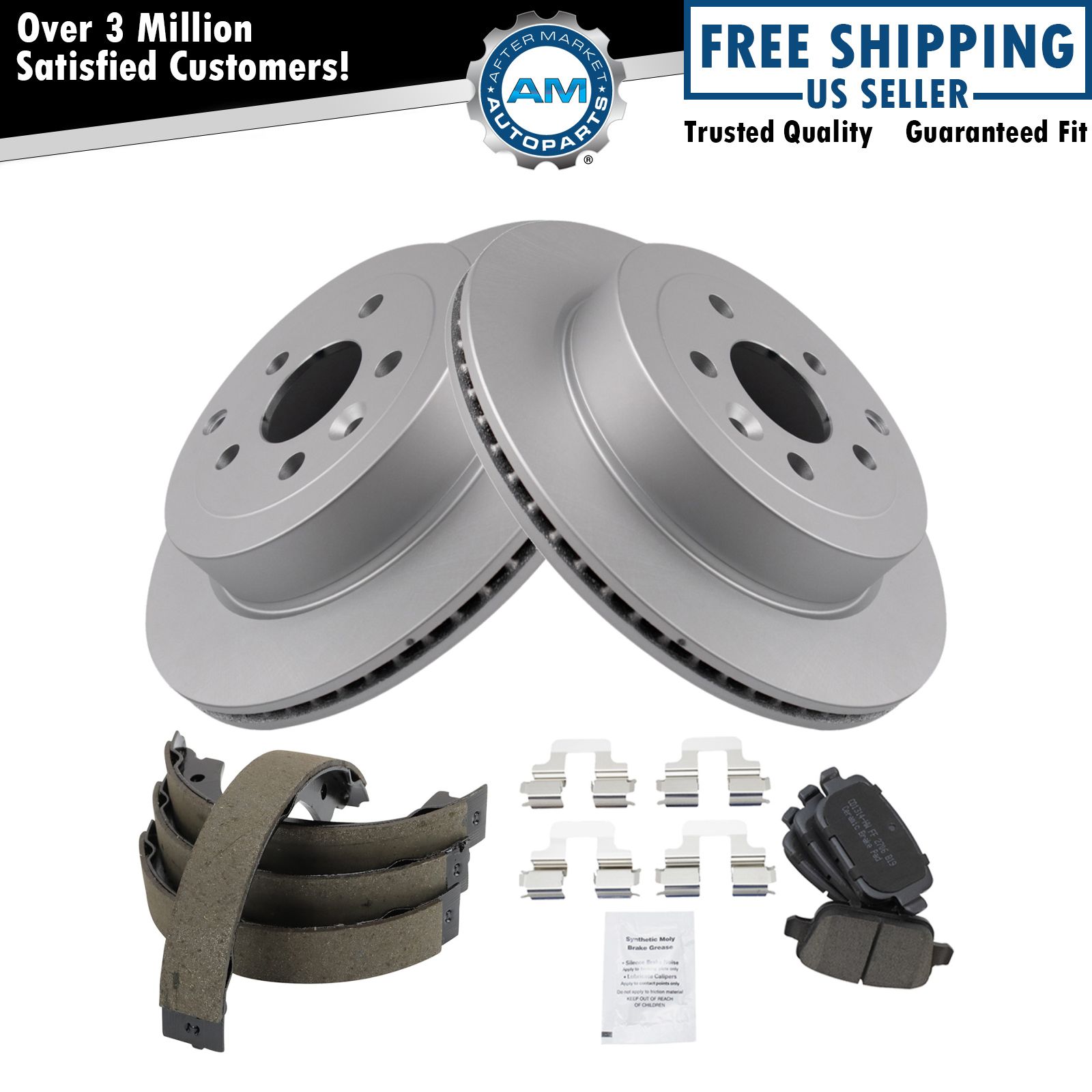 <b>Ceramic Brake Pad & Rotor Kit</b>