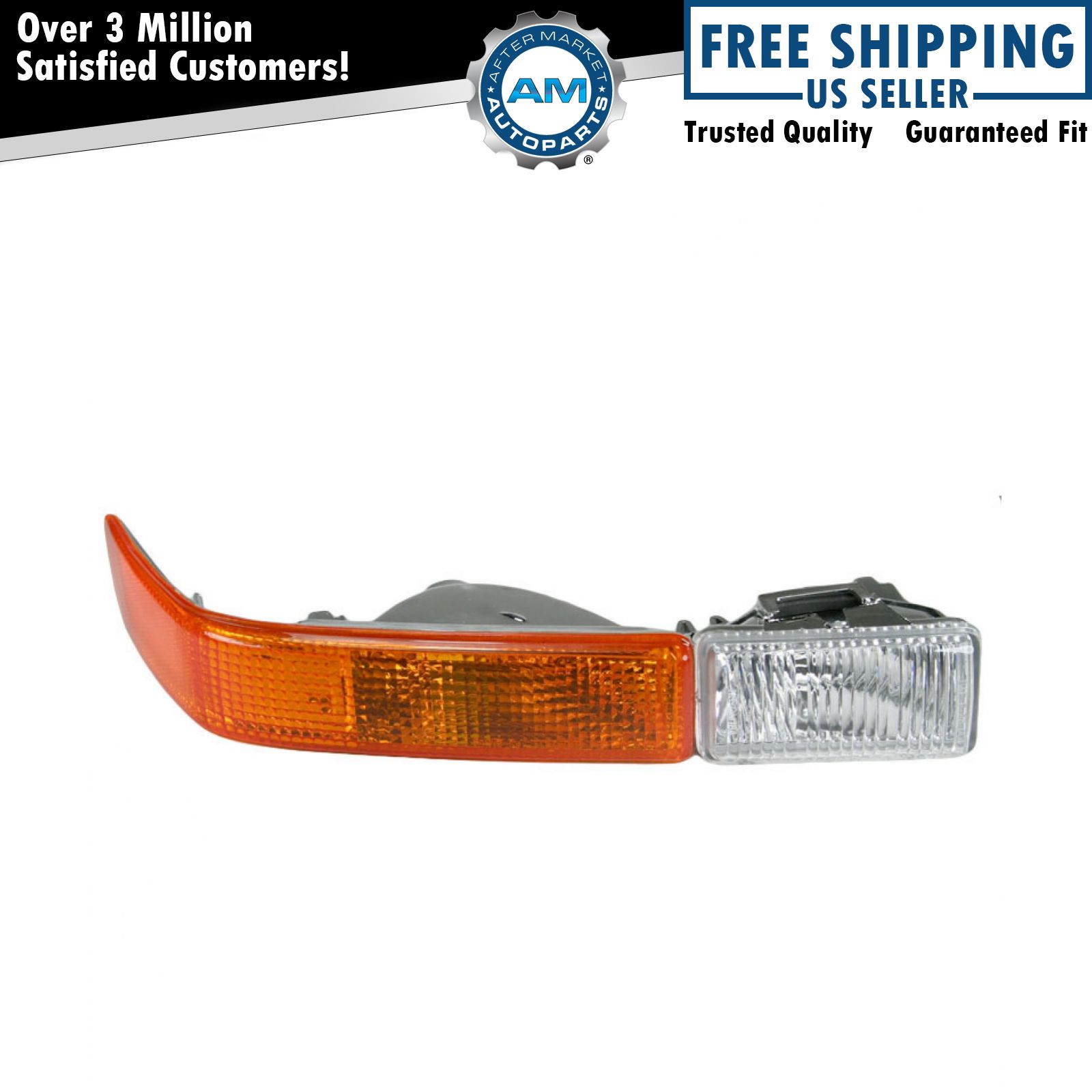 Front Side Marker Parking Signal w/ Fog Light Right RH for S10 Blazer S15