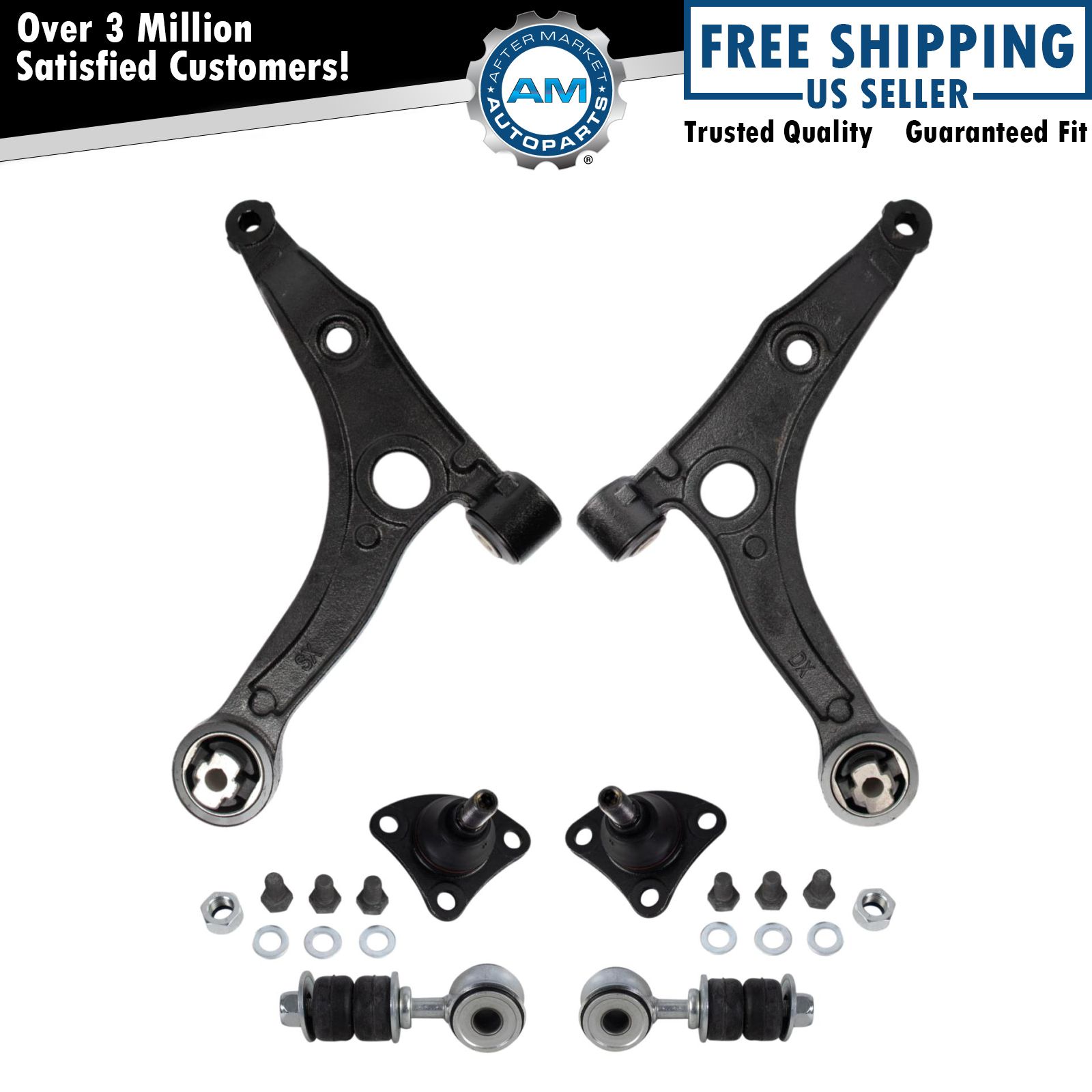 Front Suspension Kit Fits 2014-2022 Ram ProMaster 1500 ProMaster 2500 3500
