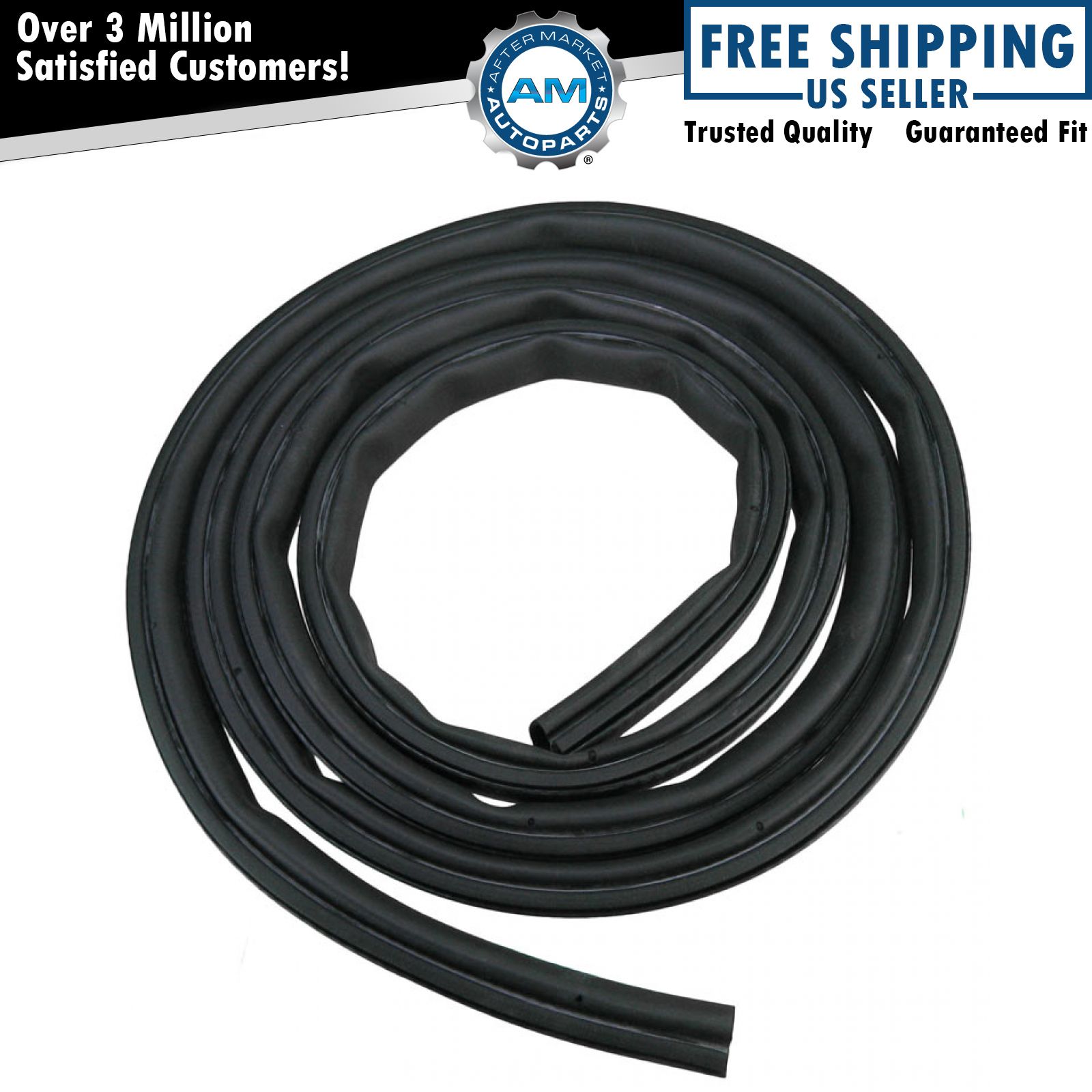Rear Door Rubber Weatherstrip Seal for Chevy GMC Suburban SUV Pickup Truck
