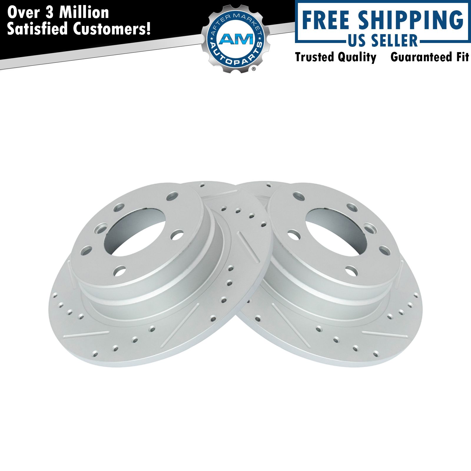 <b>2 Piece Performance Brake Rotor Set</b>