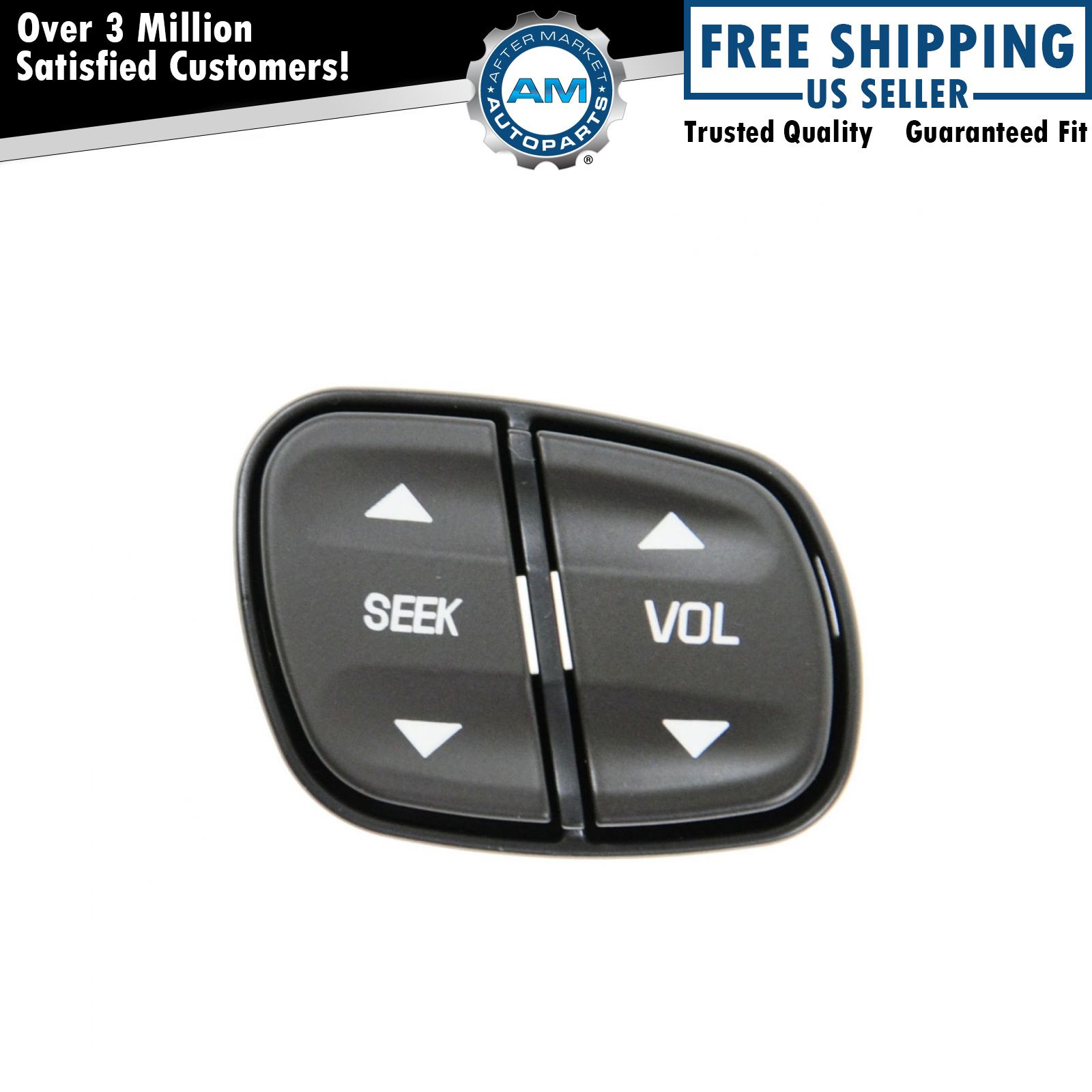 Steering Wheel Seek & Volume Radio Control Switch for Chevy GMC Hummer Isuzu