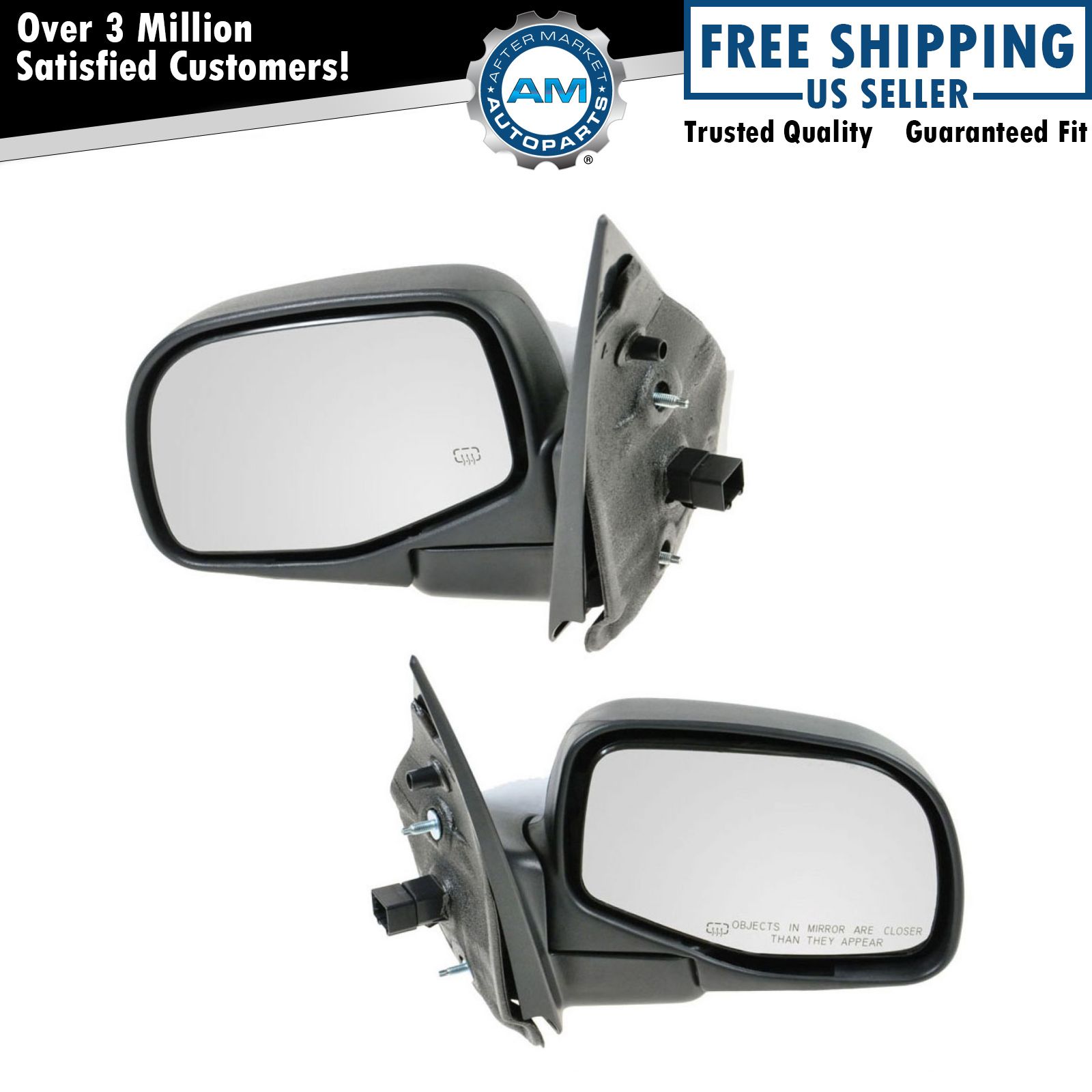 Power Heated Side View Mirrors Pair Set for 02-05 Explorer Mountaineer
