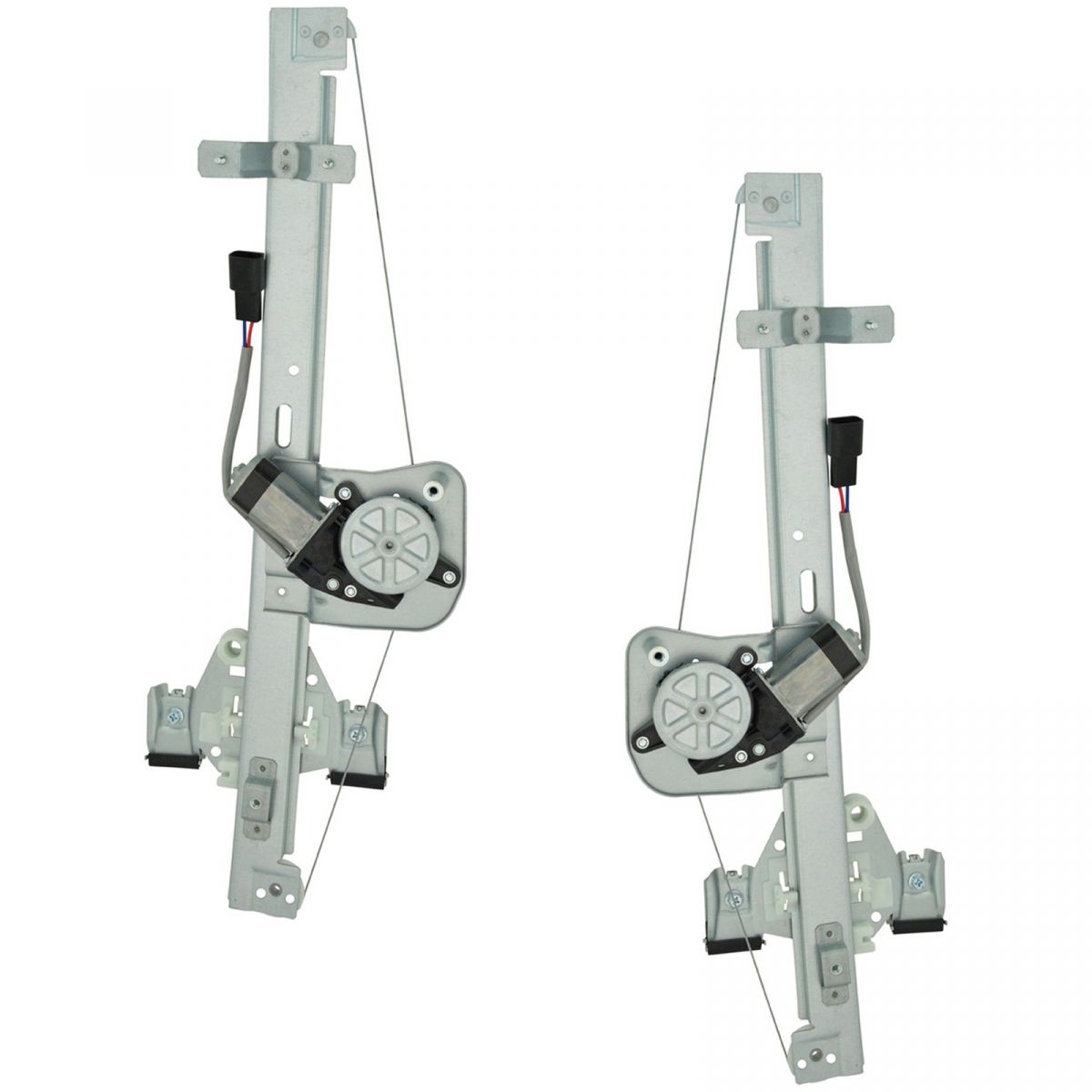 Power Window Regulators w/ Motors Rear LH & RH Pair Set for Silverado