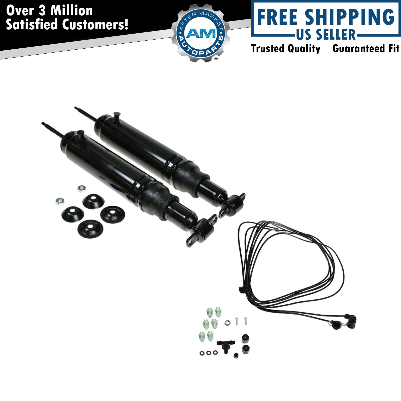 Monroe Ma822 Ak29 Air Shock Absorbers Install Hose Rear Kit For Buick Cadillac Ebay