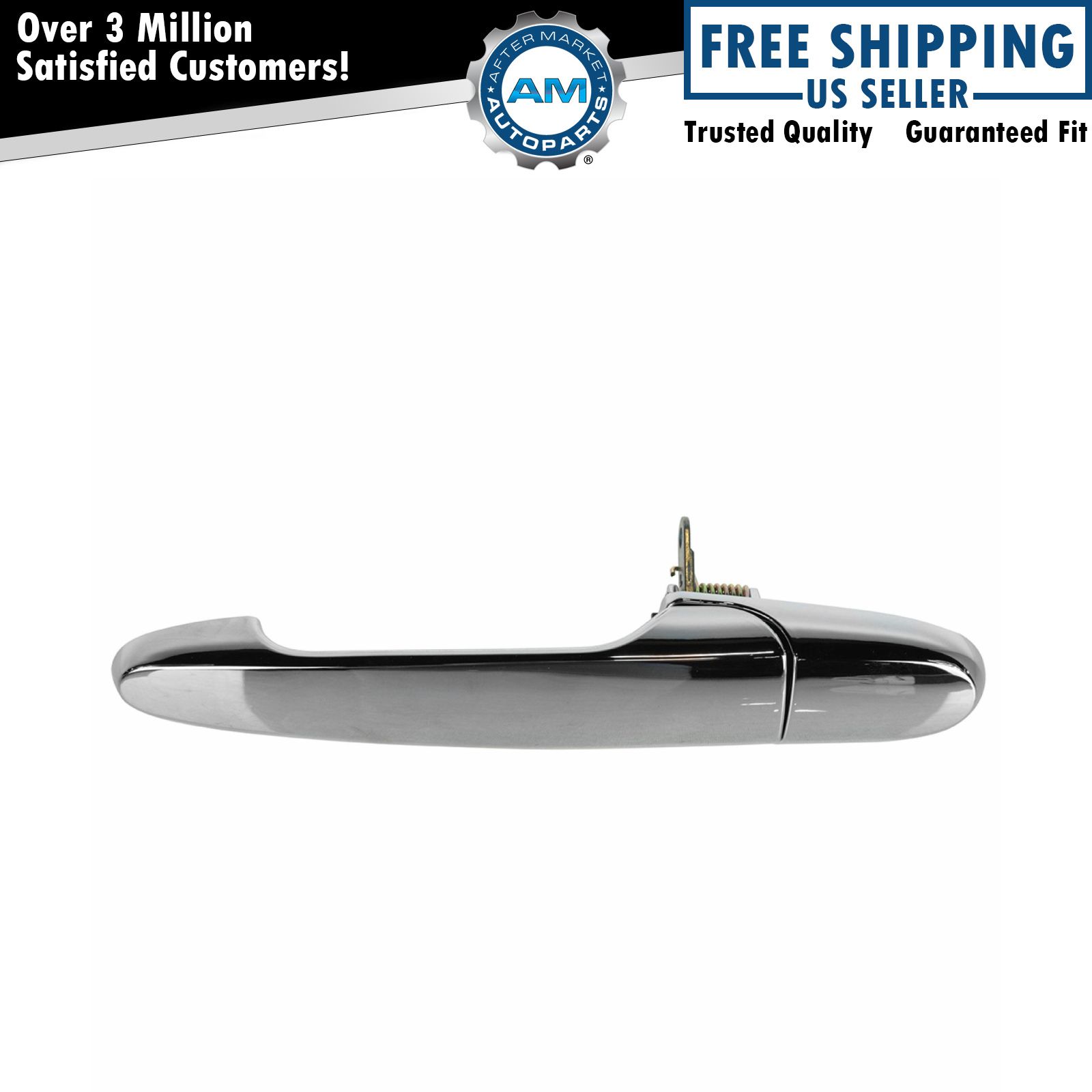 Door Handle Chrome Exterior Rear LH Driver Side for Buick Chevy LaCrosse Impala