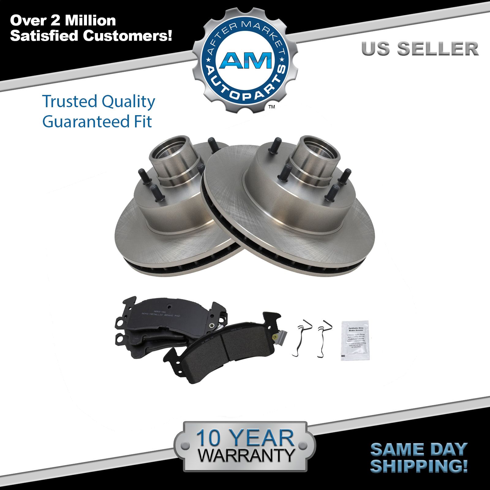 Front Disc Rotor & Brake Pad Set Kit for Chevrolet Pontiac GM New eBay