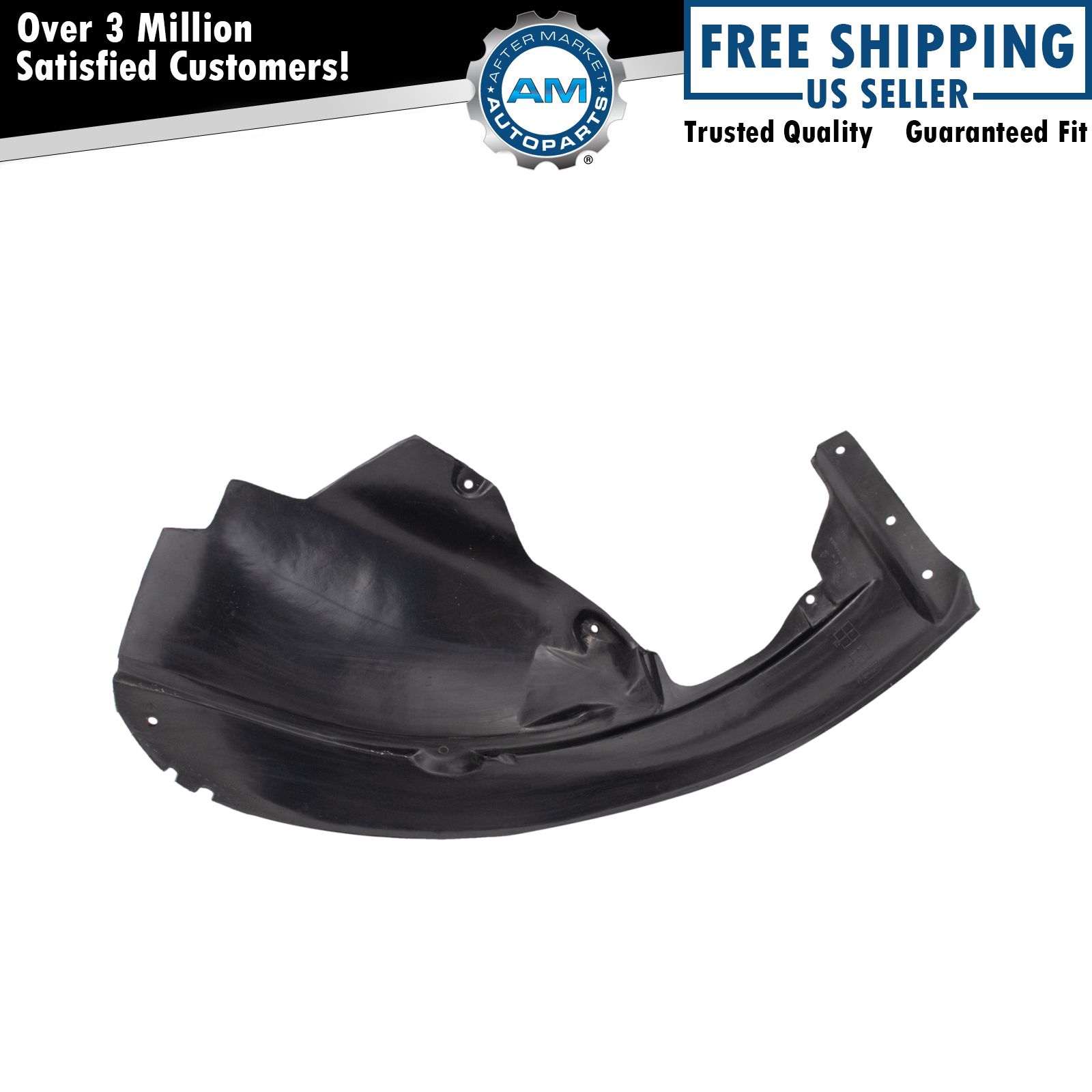 Front Left Inner Fender Liner Black For 2002-2006 Dodge Stratus CH1248117