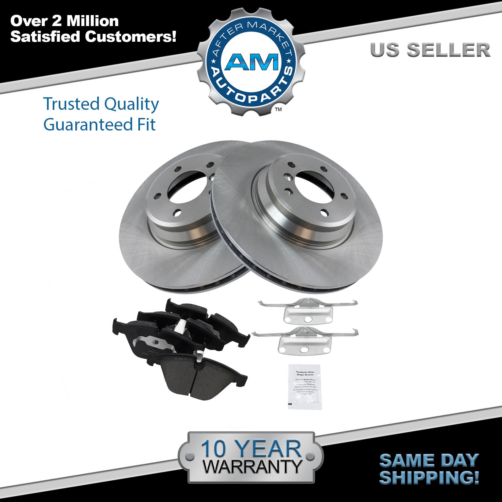 BRAND NEW SET OF CERAMIC BRAKE PADS 4 FRONT BRAKE PADS