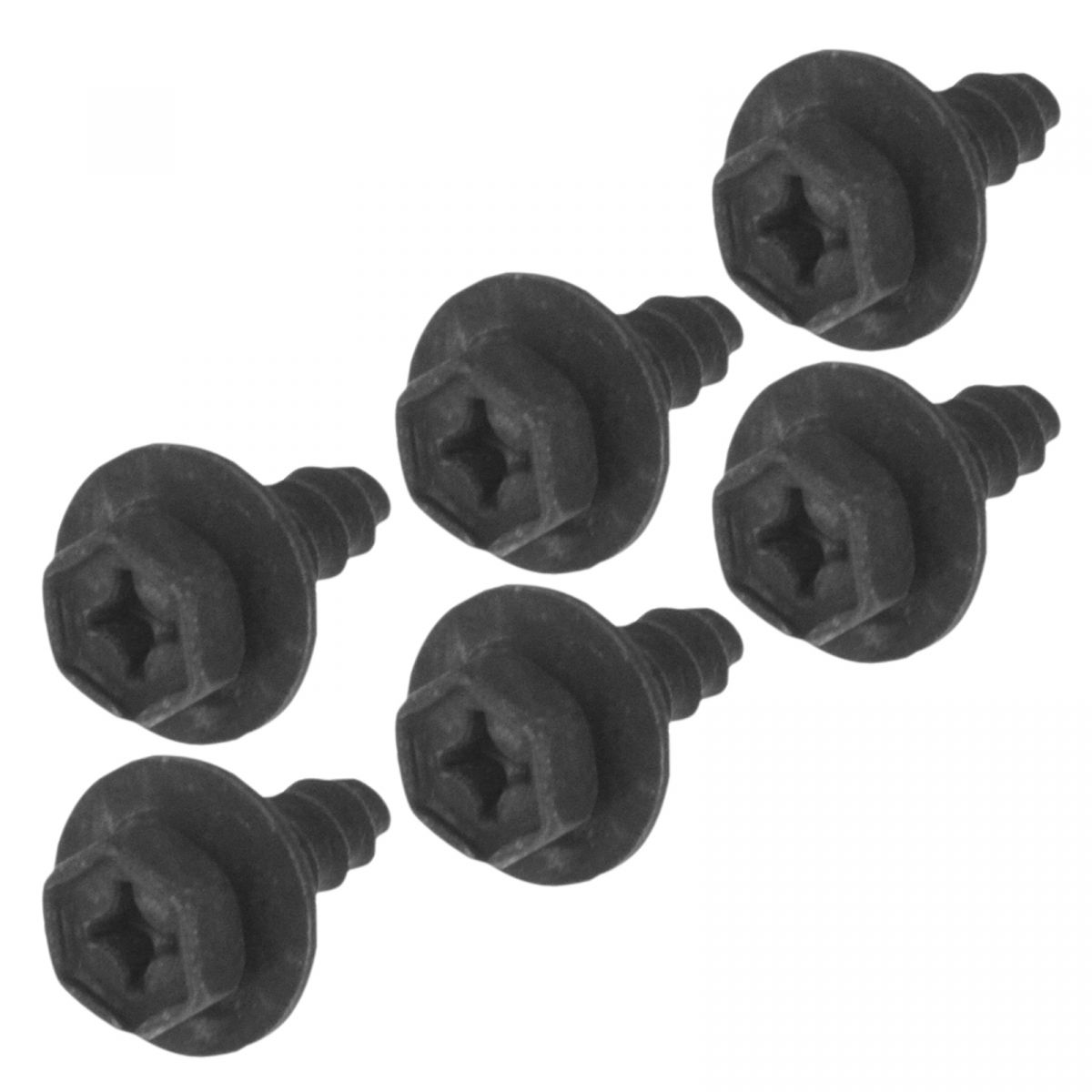 OEM Mud Flap Splash Guard Mounting Screw Set of 6 LH or RH Front for