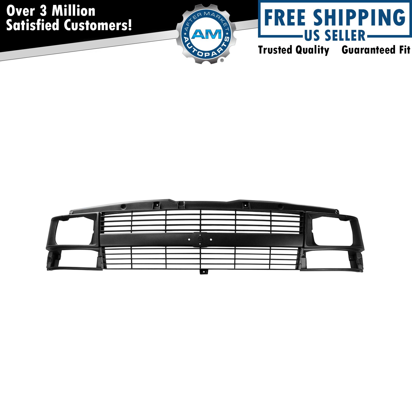 Front Grille Dark Gray For 1995-2005 Chevrolet Astro GM1200372