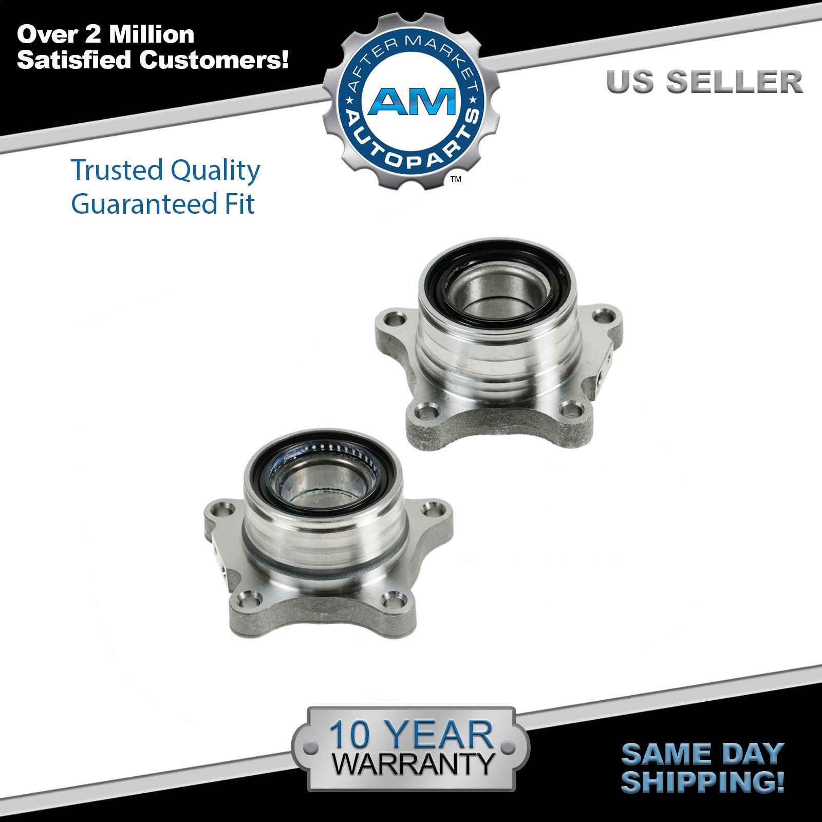 Rear Wheel Bearing Module Pair Left & Right For 0712 Toyota Tundra