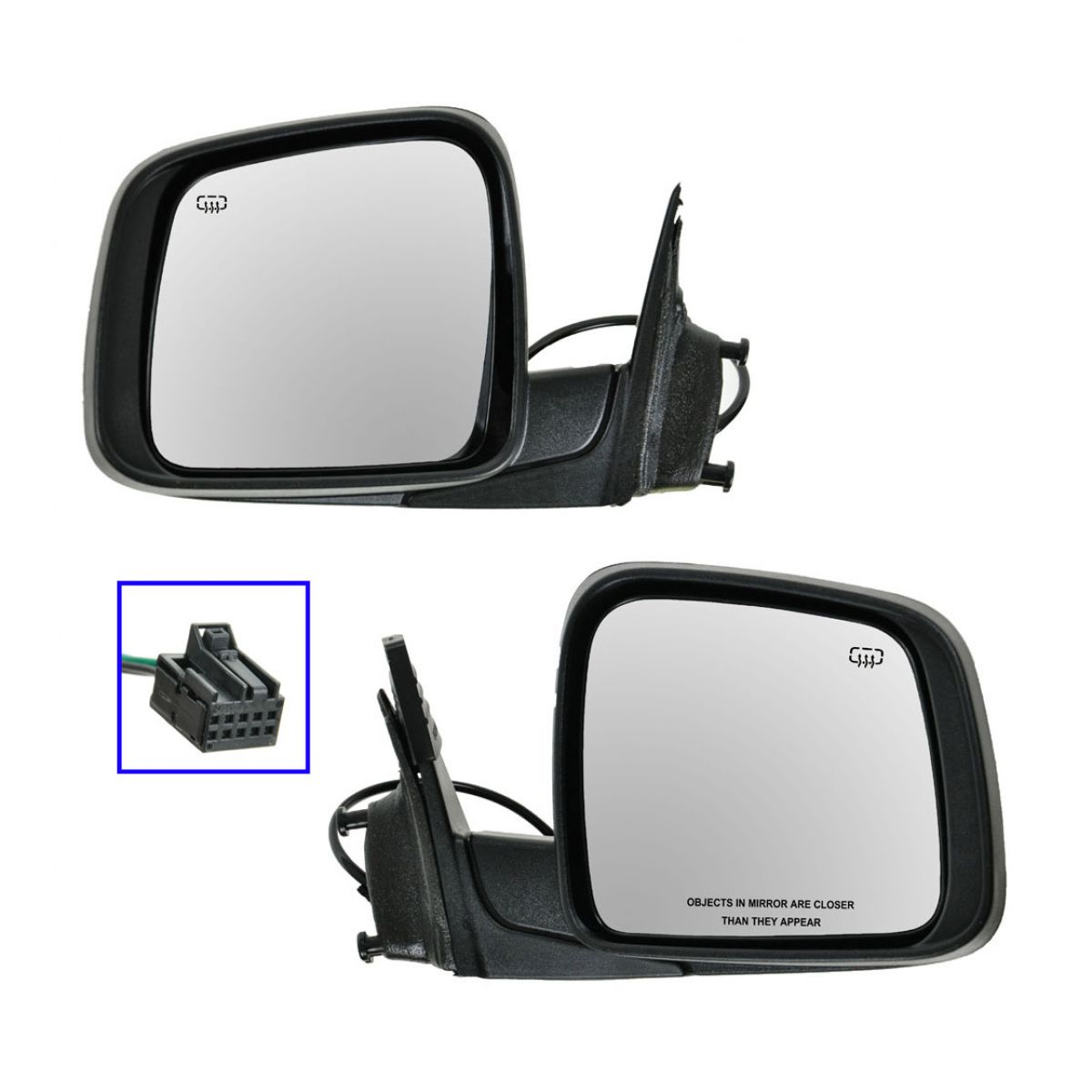 Power Heated Side View Mirror Pair Set of 2 for 1118 Jeep Grand