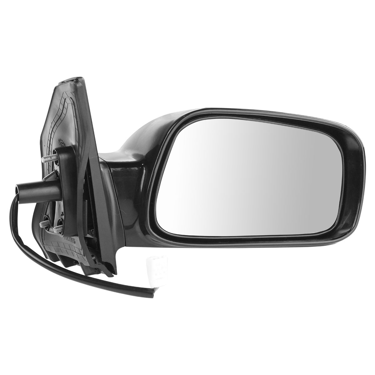 Details About Side View Power Mirror Smooth Black Passenger Right Rh For 03 08 Toyota Corolla