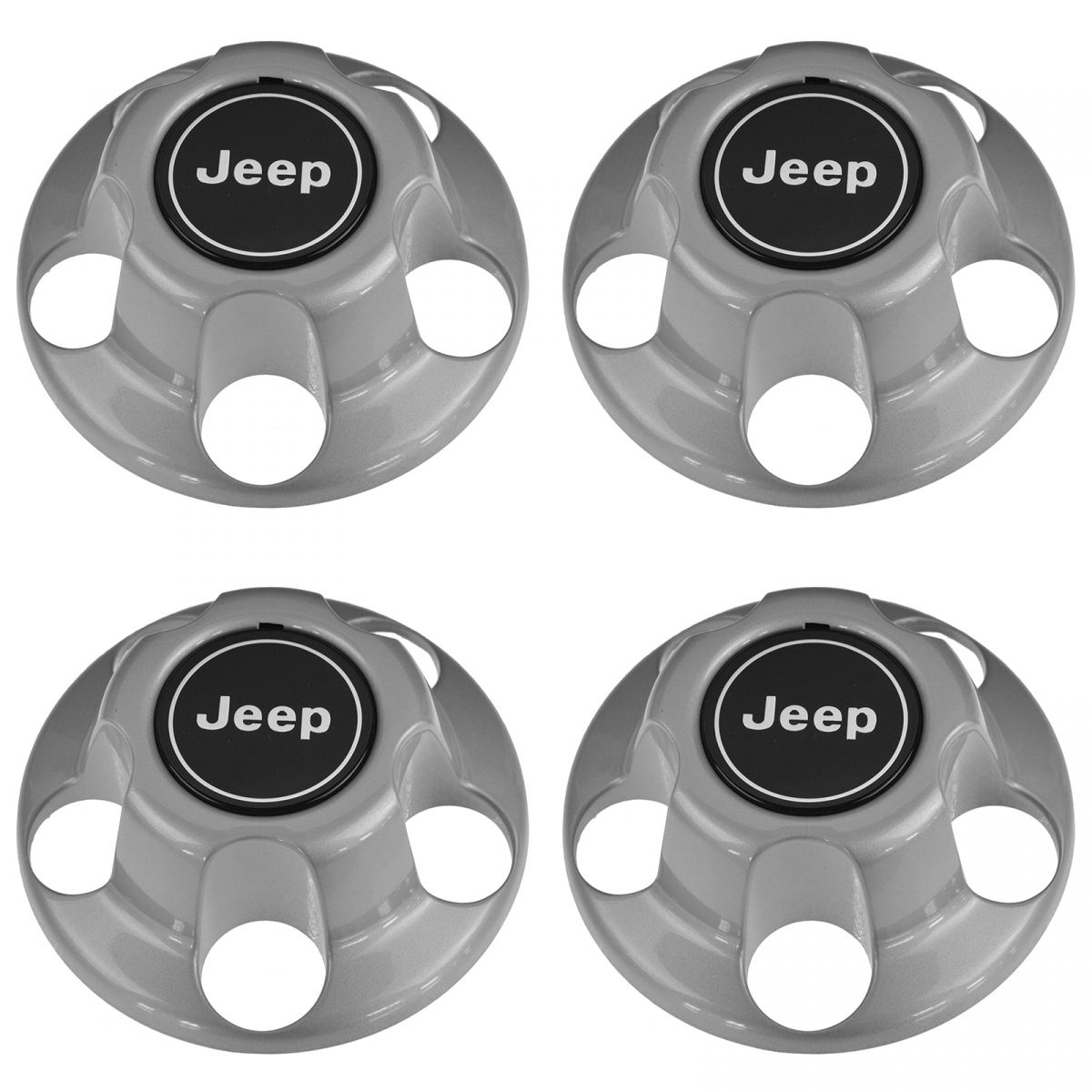 Mopar OEM Wheel Center Cap Cover Set Kit For Jeep Wrangler Grand