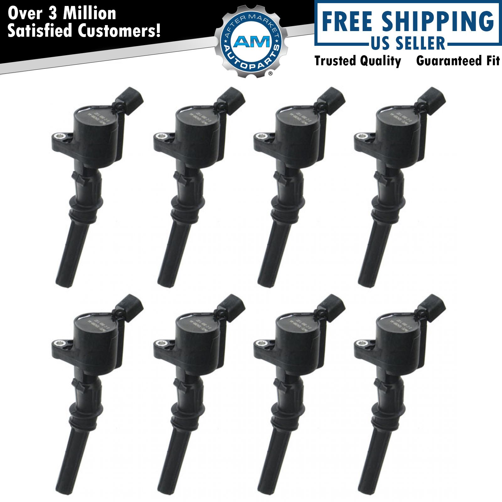 Motorcraft Ignition Coil Kit Set of 8 For Ford Mercury Pickup Truck Van Car