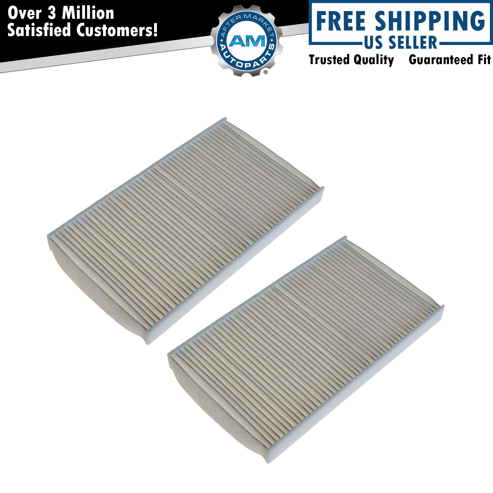 AC Delco CF104 Cabin Air Filter Pair Set of 2 for Chevy GMC Cadillac Truck SUV