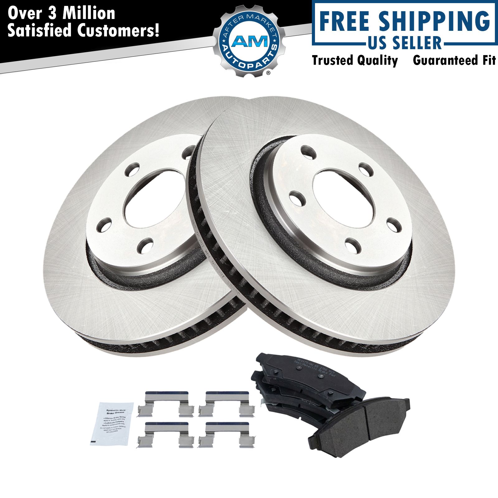 <b>Semi-Metallic Brake Pad & Rotor Kit</b>