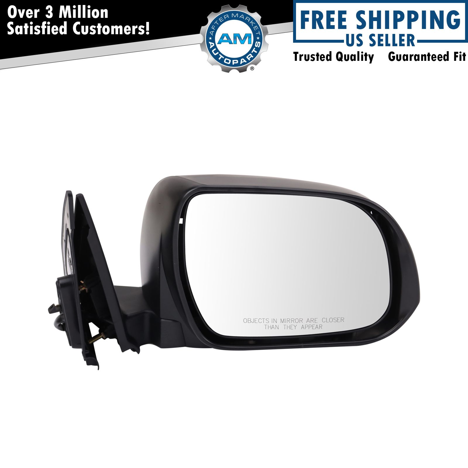 Mirror Side View Power Folding Passenger Right RH for Toyota Highlander