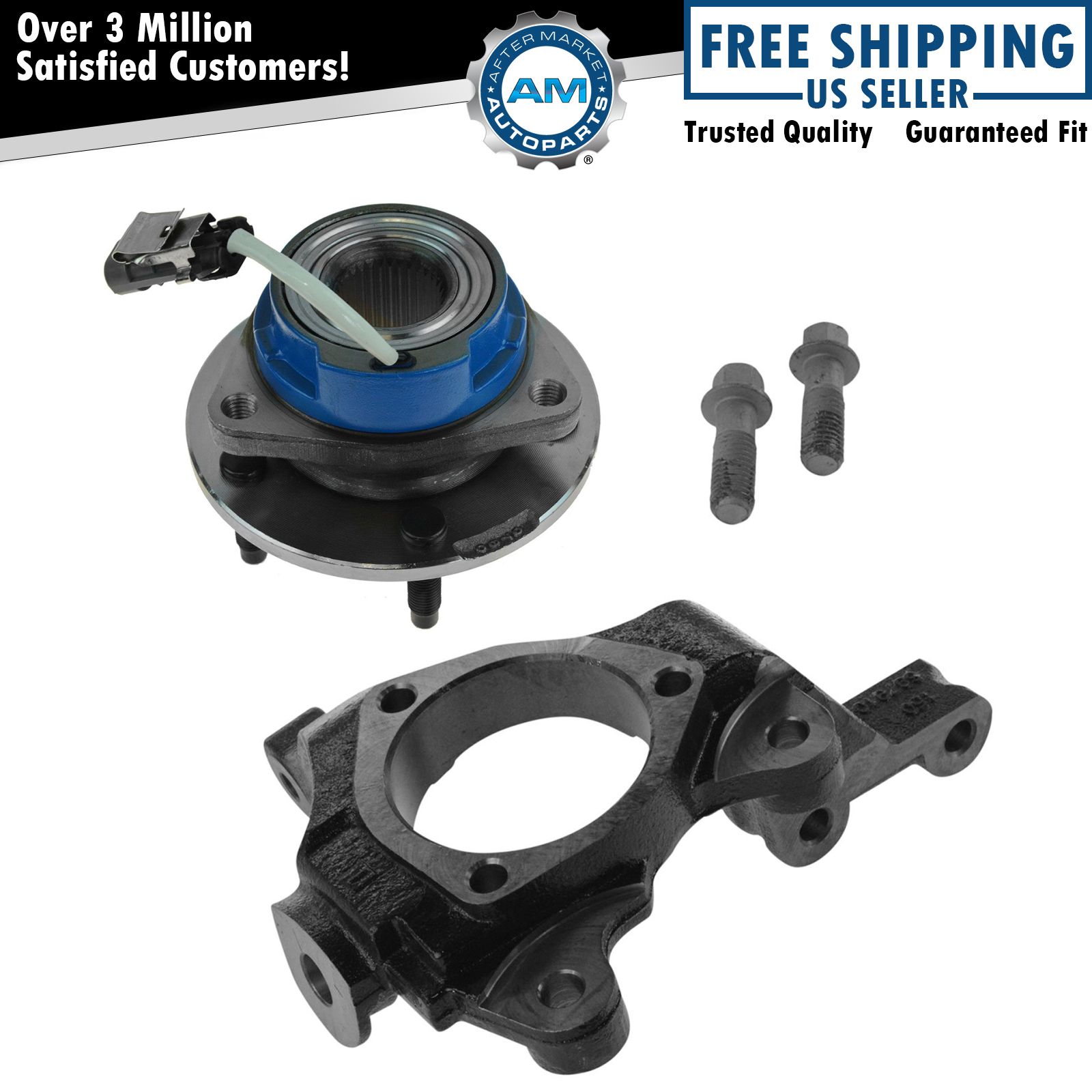 AutoShack KN798036 Front Passenger Side Steering Knuckle without bearing
