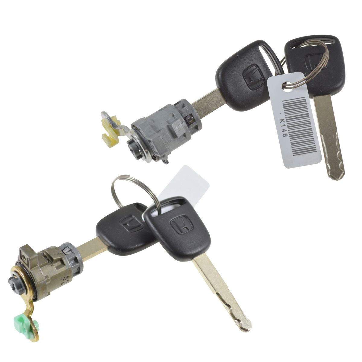 OEM Door Lock Cylinder w/ Key Driver Passenger Pair for Honda Civic ...