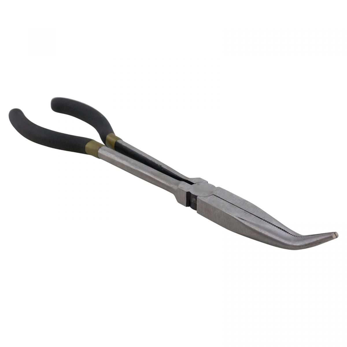 11" 45 Degree Angle Needle Nose Long Reach Handle Pliers Tool eBay