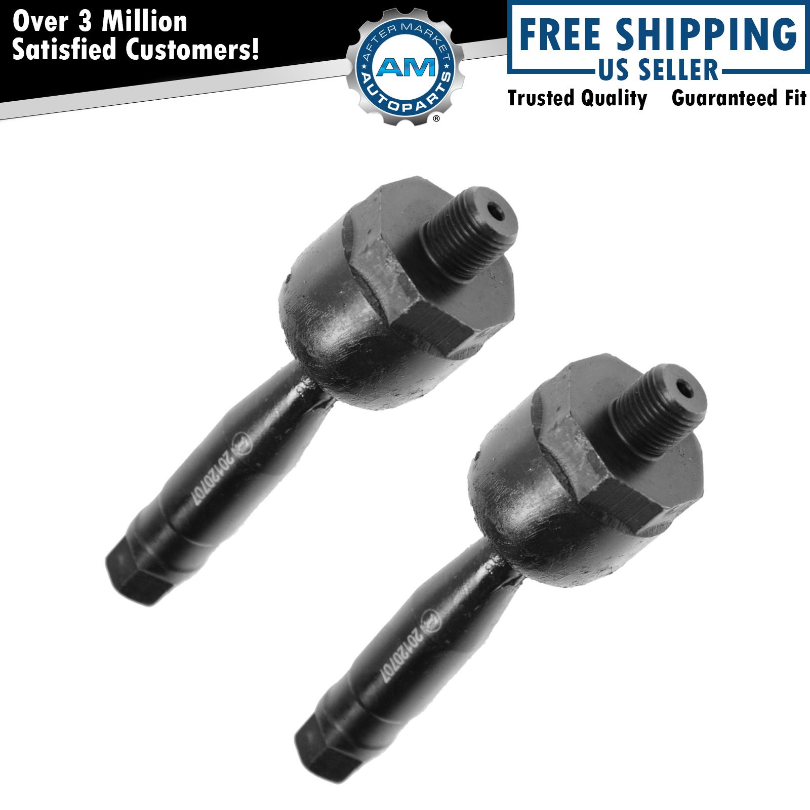 Front Inner Tie Rod Left & Right Pair Set Of 2 For Audi A4 A6 S4 VW Passat