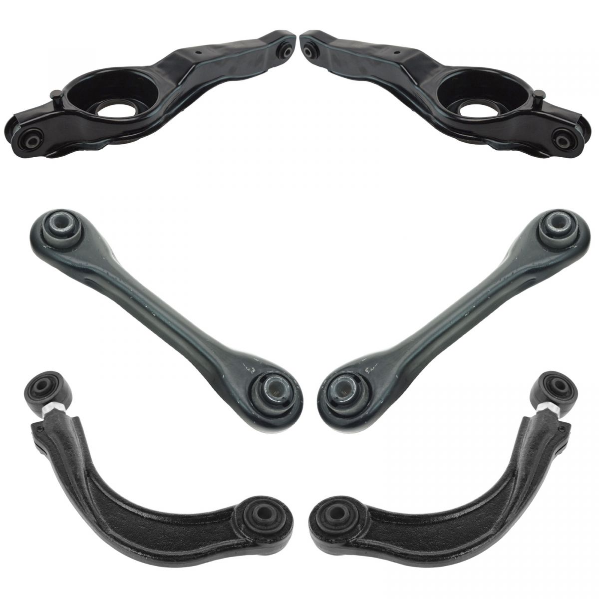 Rear Upper Lower Lateral Link Control Arm Suspension Kit Set 6pc for ...