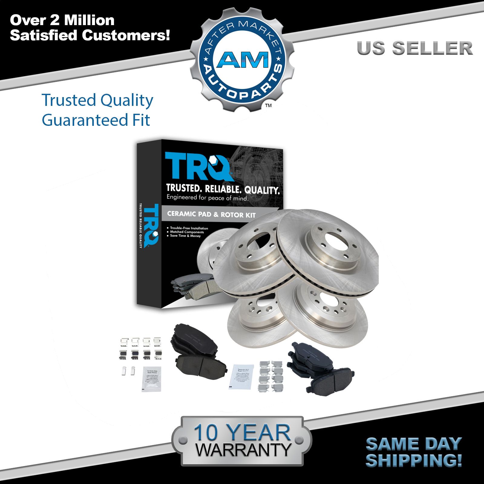 Front & Rear Ceramic Brake Pad & Rotor Kit for Ford Edge Lincoln MKX eBay