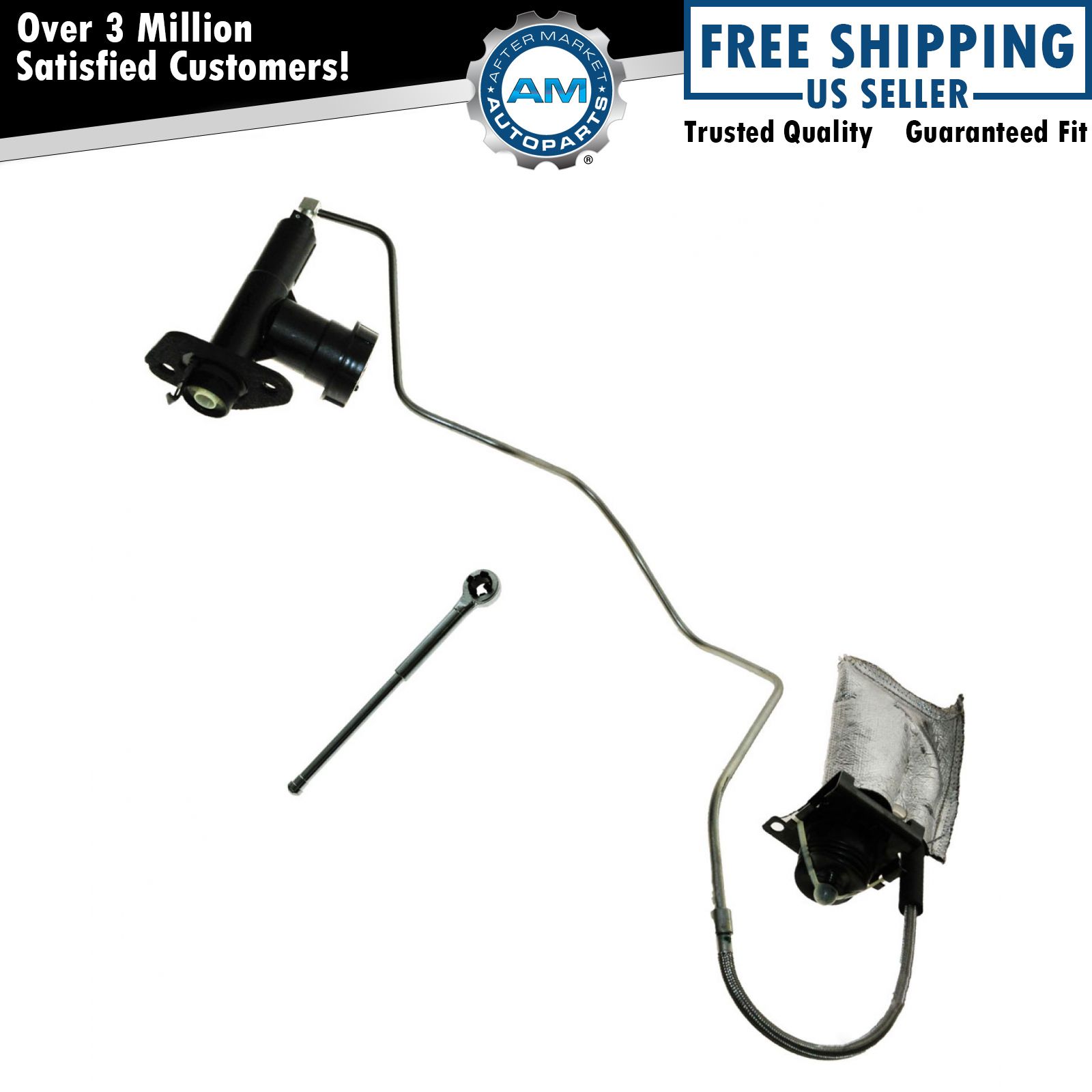 Hydraulic Clutch Line Slave Master Kit for 9397 F250 F350 F450 Pickup