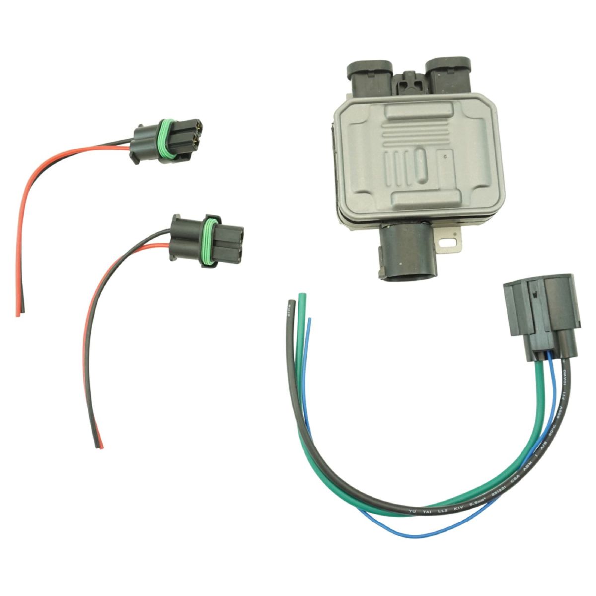 Engine Cooling Fan Control Module Relay w/ Plug & Harness for Ford