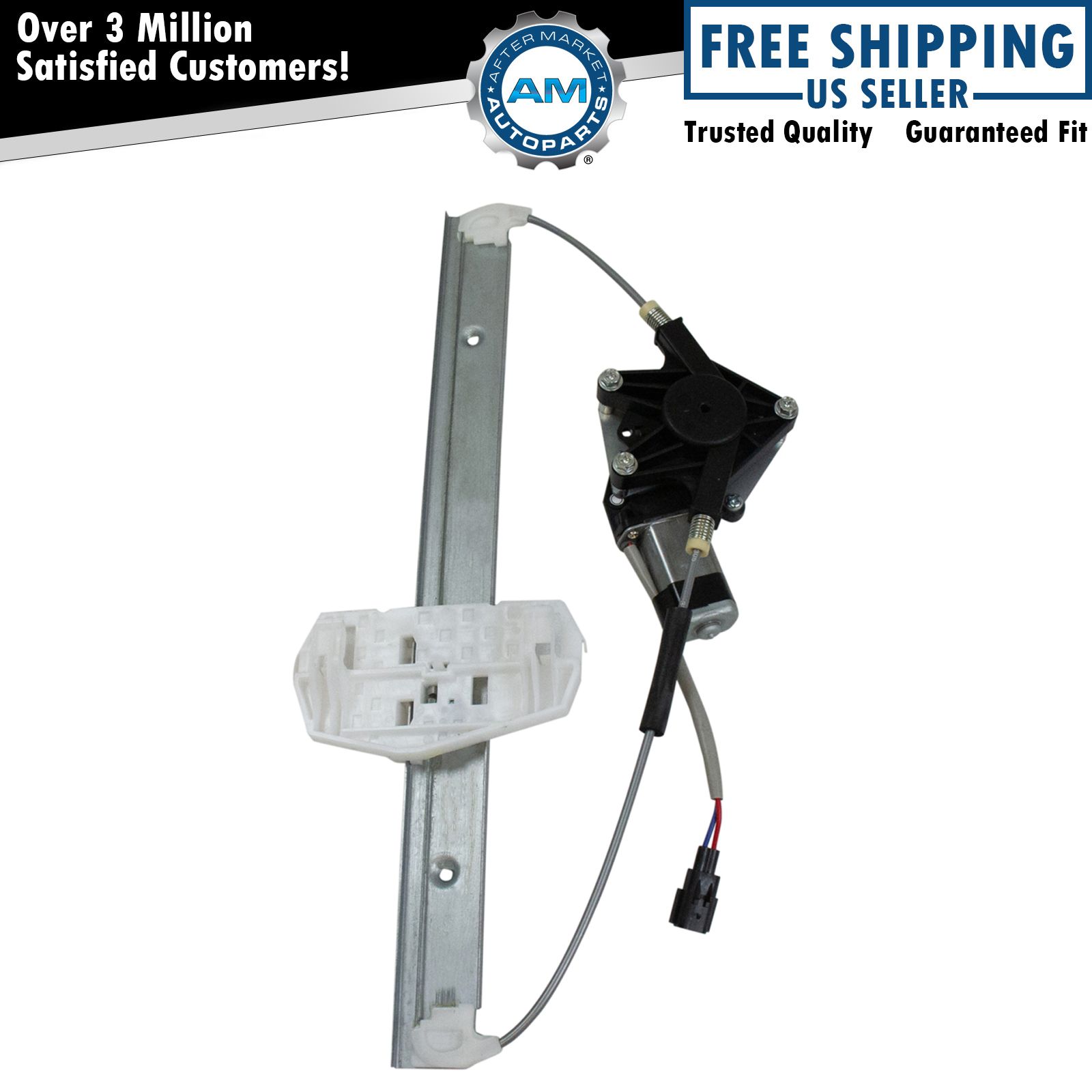 Power Window Regulator with Motor Rear Passenger Right RH for Jeep Wrangler New