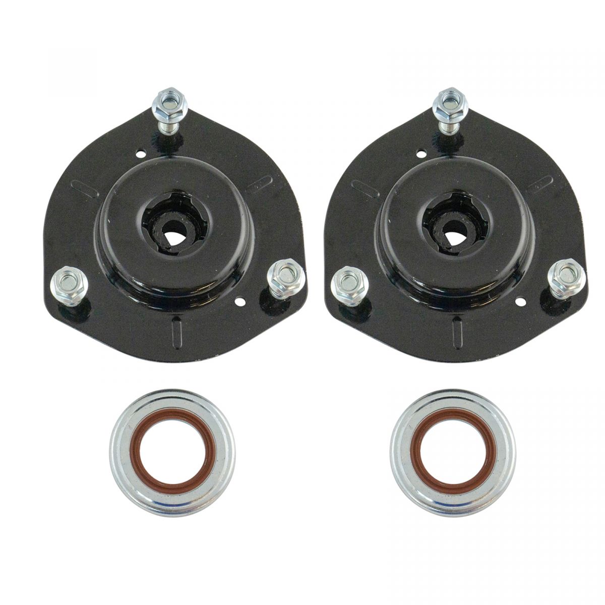 Front Upper Shock Strut Mount Kit Plate Bearing Pair 2pc Set New for