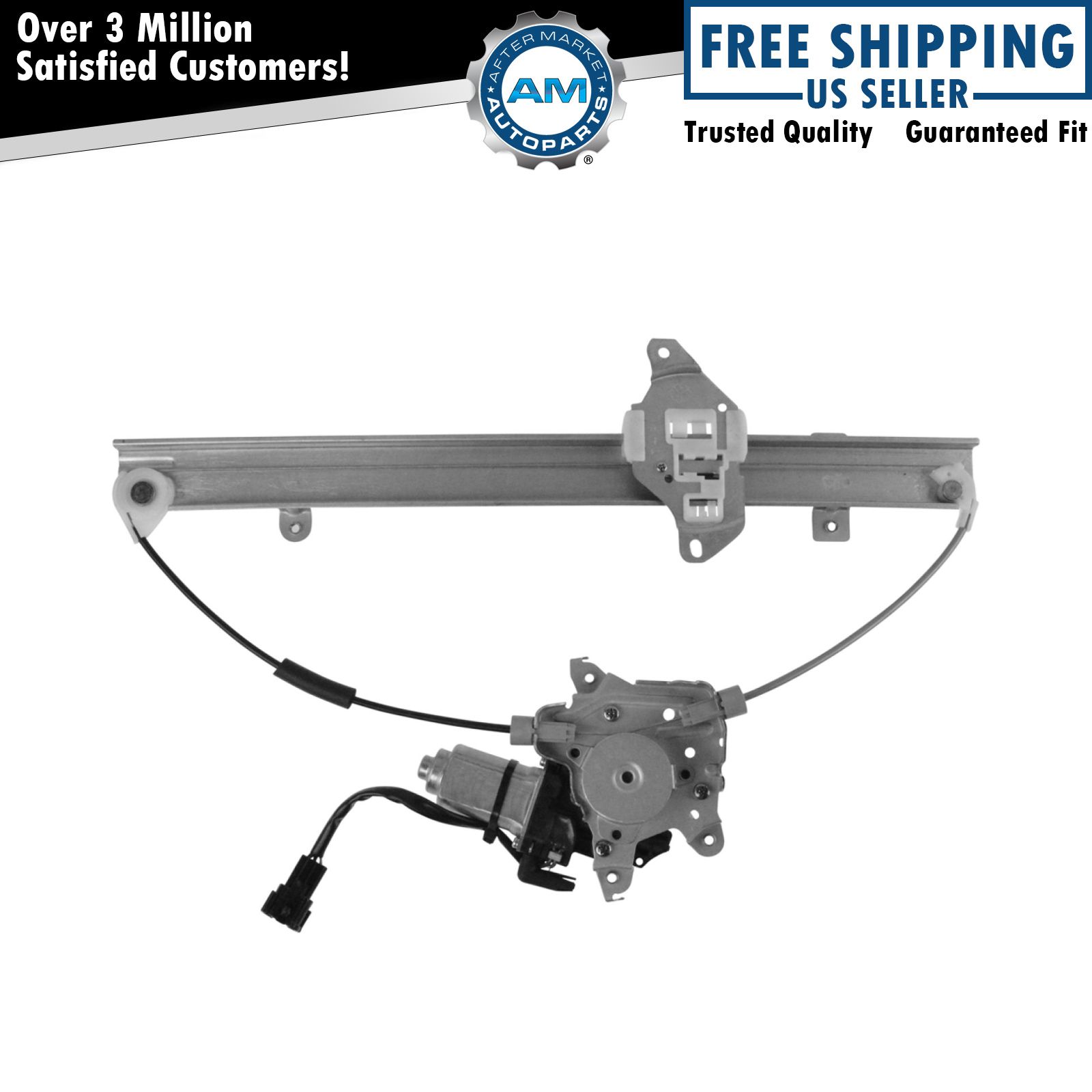 Power Window Regulator with Motor Front LH Left Driver Side for Nissan