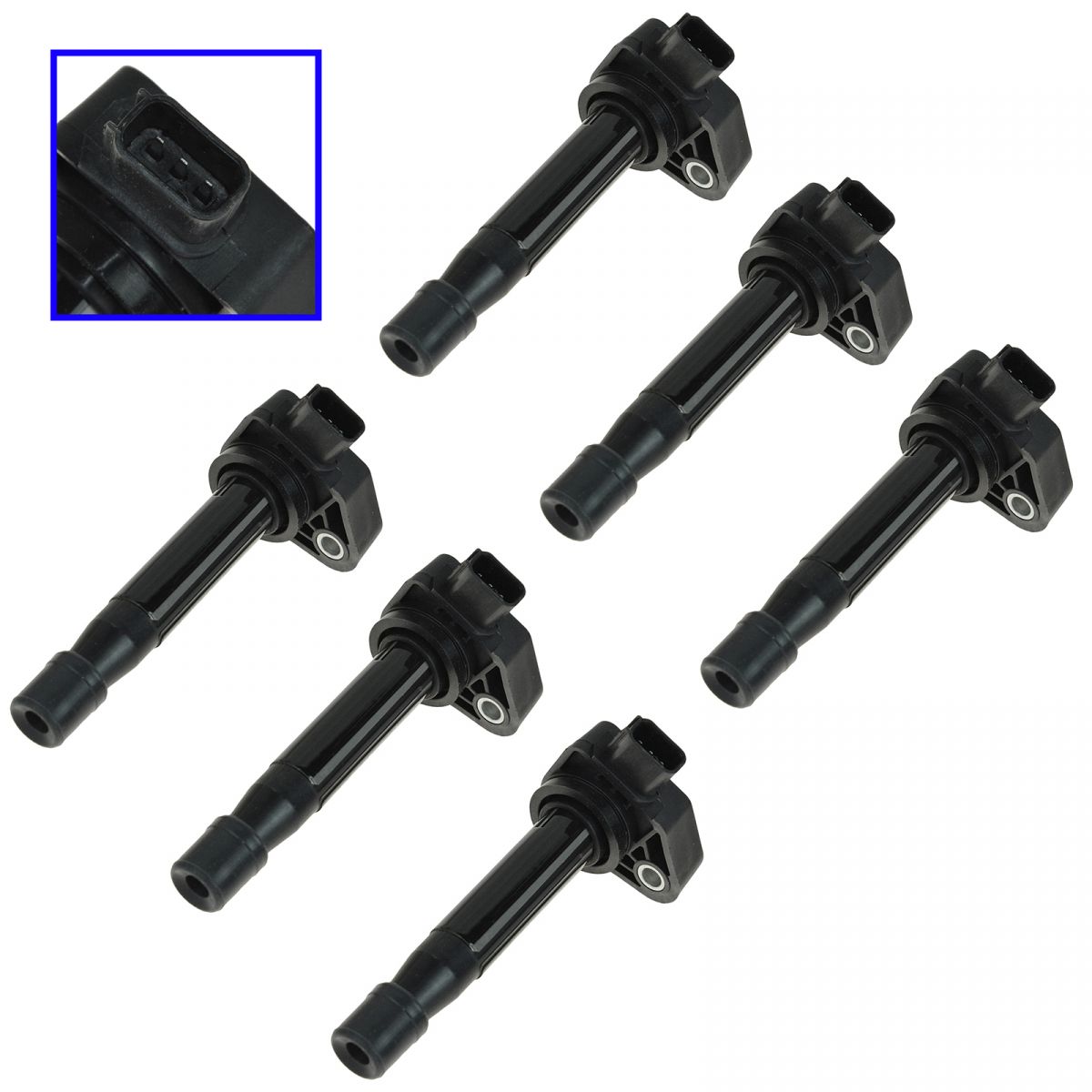 Ignition Coil Kit Set of 6 NEW for Honda Accord Odyssey Acura CL RL TL