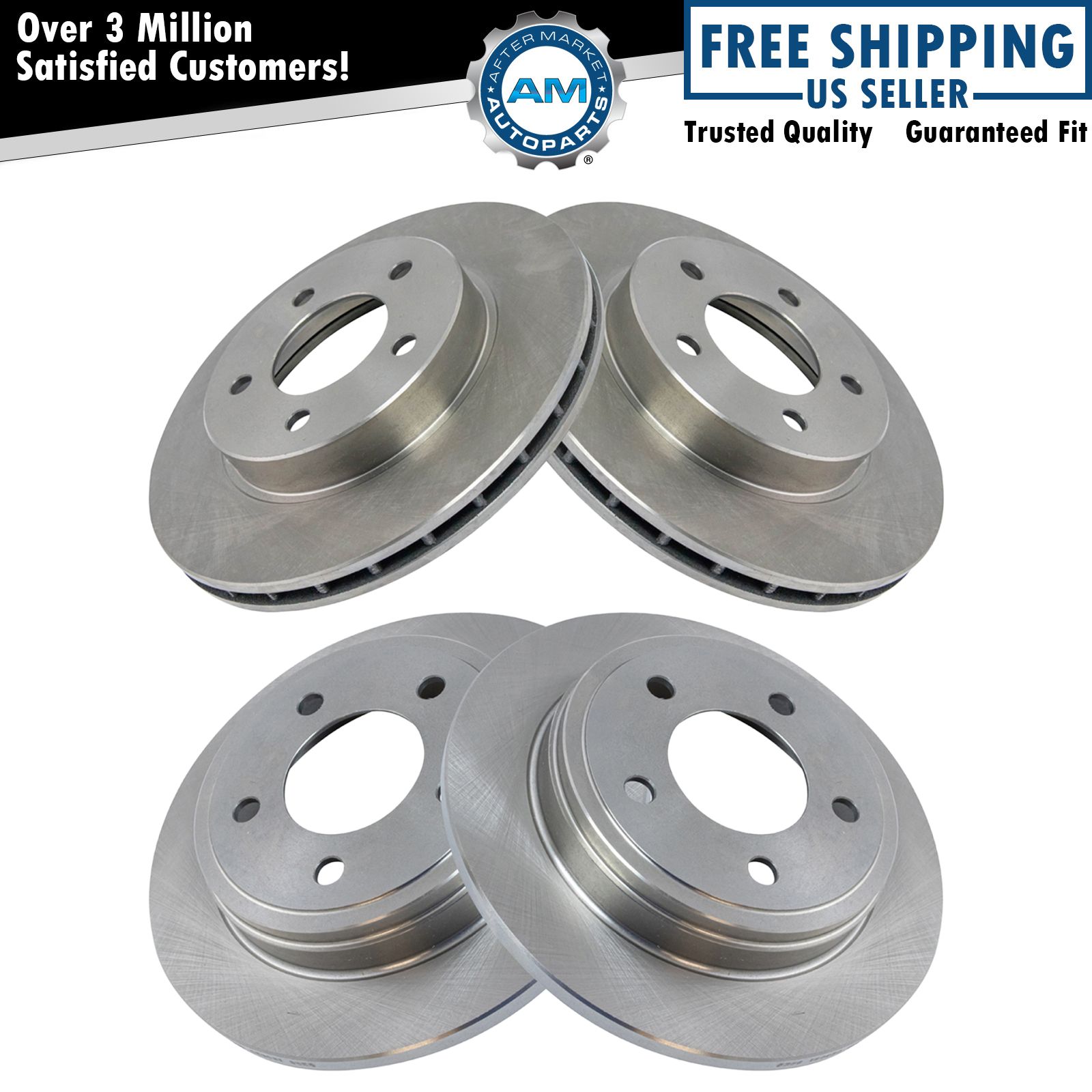<b>4 Piece Brake Rotor Set</b>