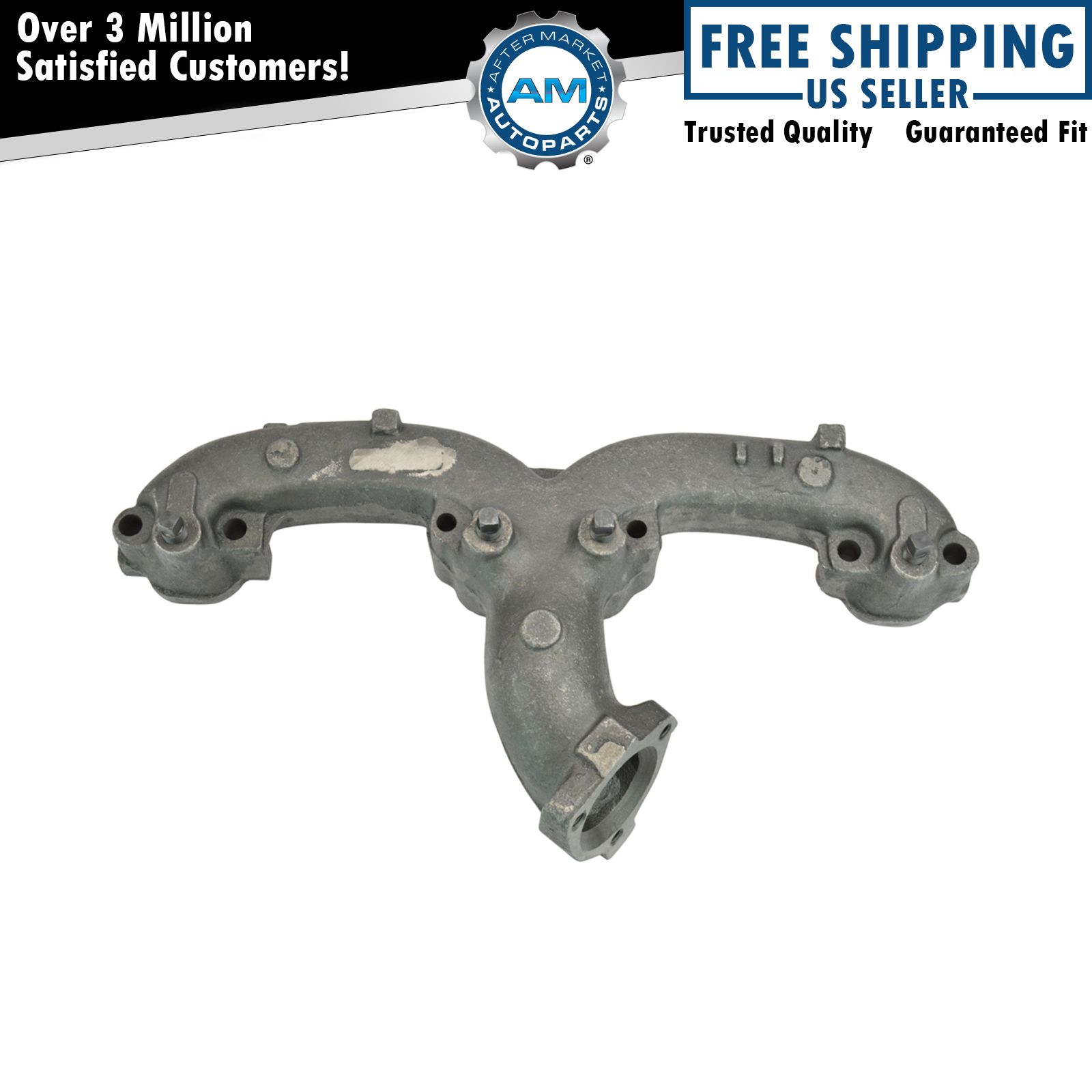 thumbnail image 2 of Small Block Chevy Manifold Rams Horn Center Dump Exhaust Manifold 3932473 2 of 13