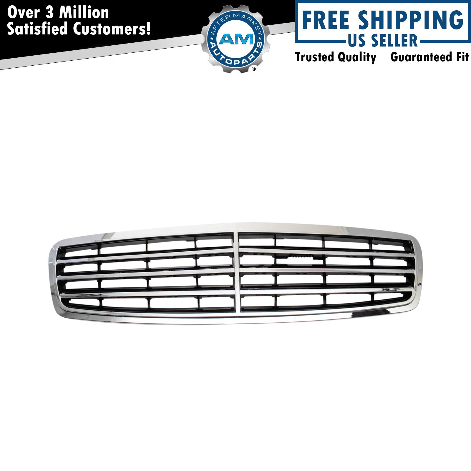 Grille Fits 2001-2007 Mercedes-Benz C230 C240 C280 C32 AMG C320 C350