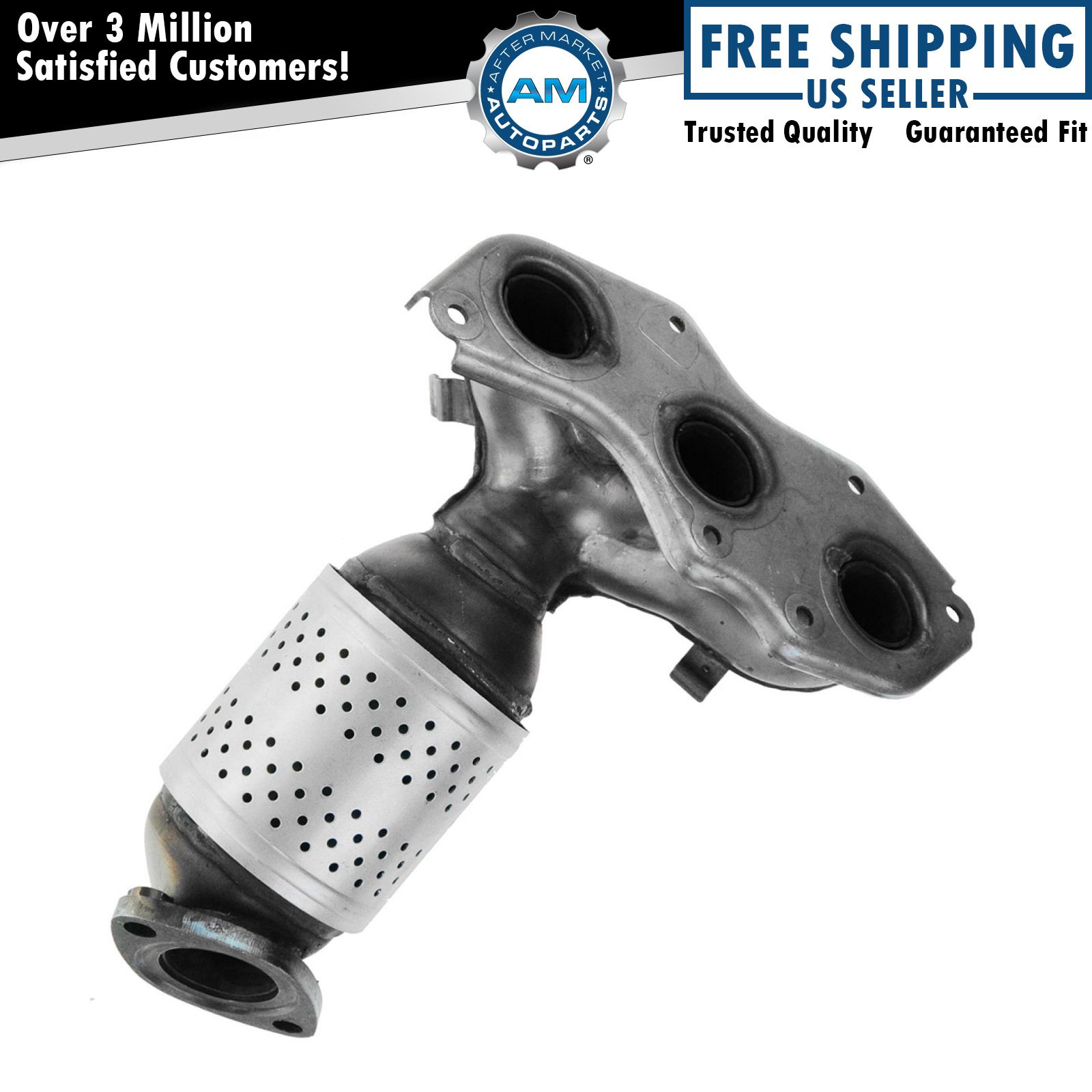 Exhaust Manifold Catalytic Converter Front for Avalon Camry ES350 Venza