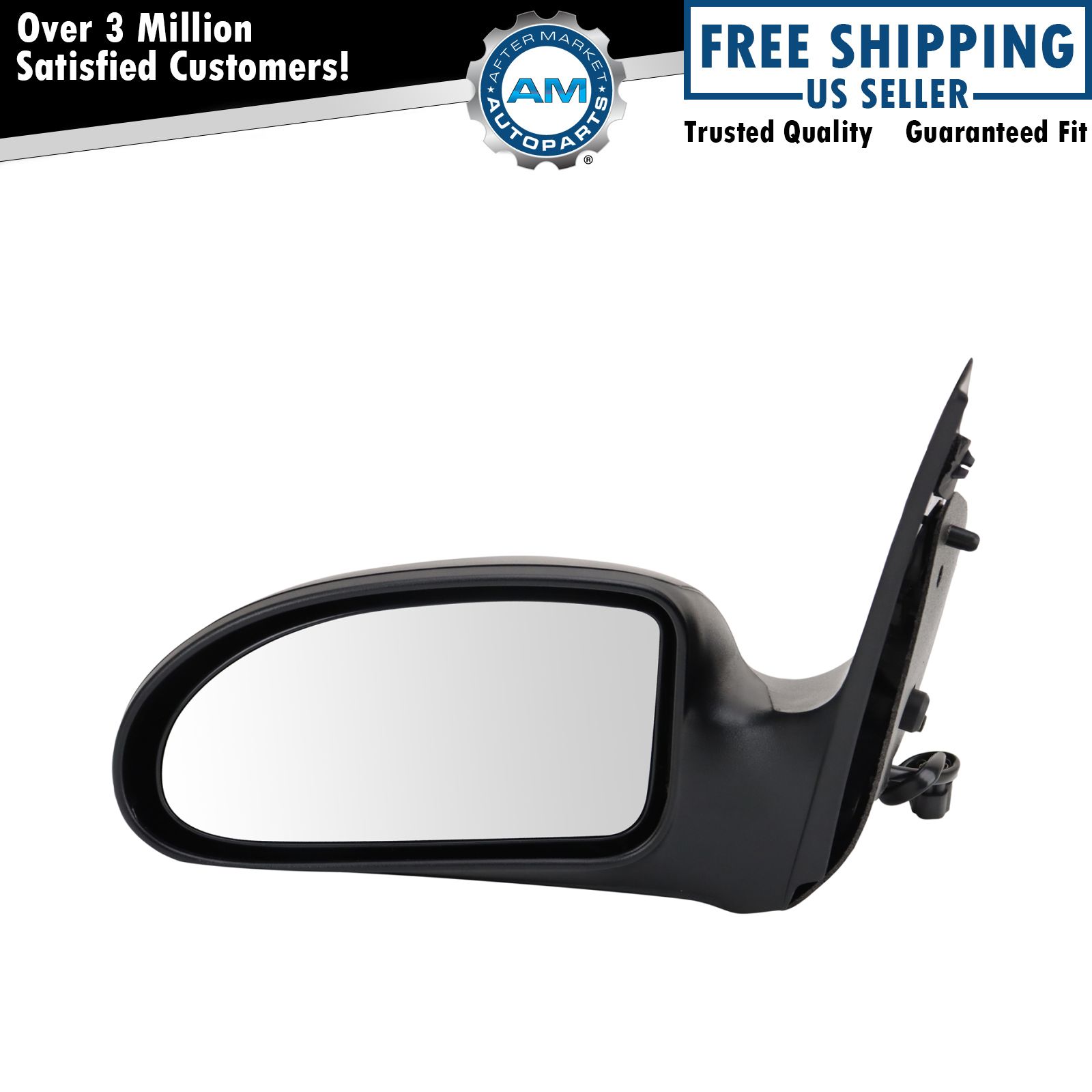 Power Side View Mirror Driver Left LH NEW for 00-07 Ford Focus