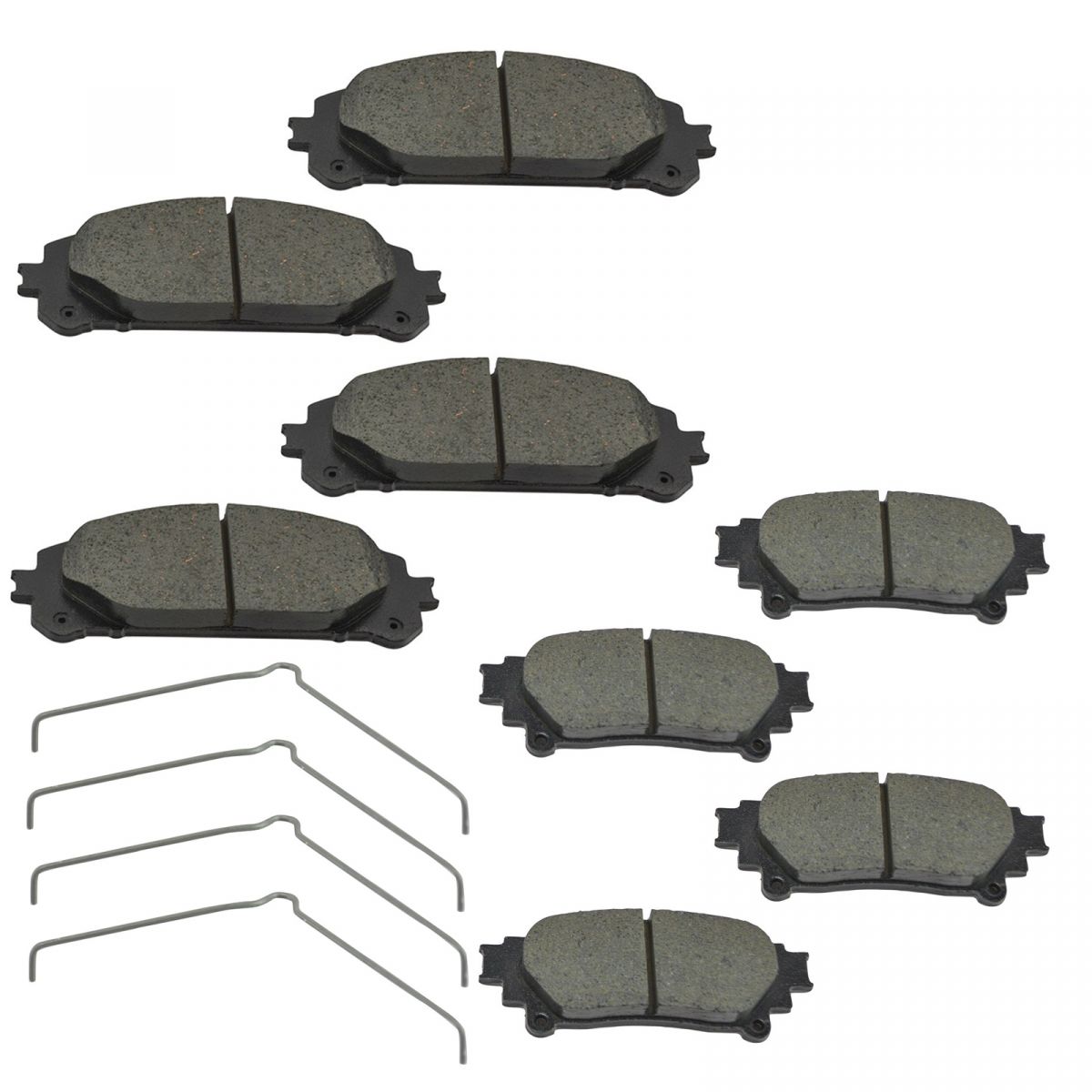 OEM Front & Rear Ceramic Brake Pad Kit Set for Toyota
