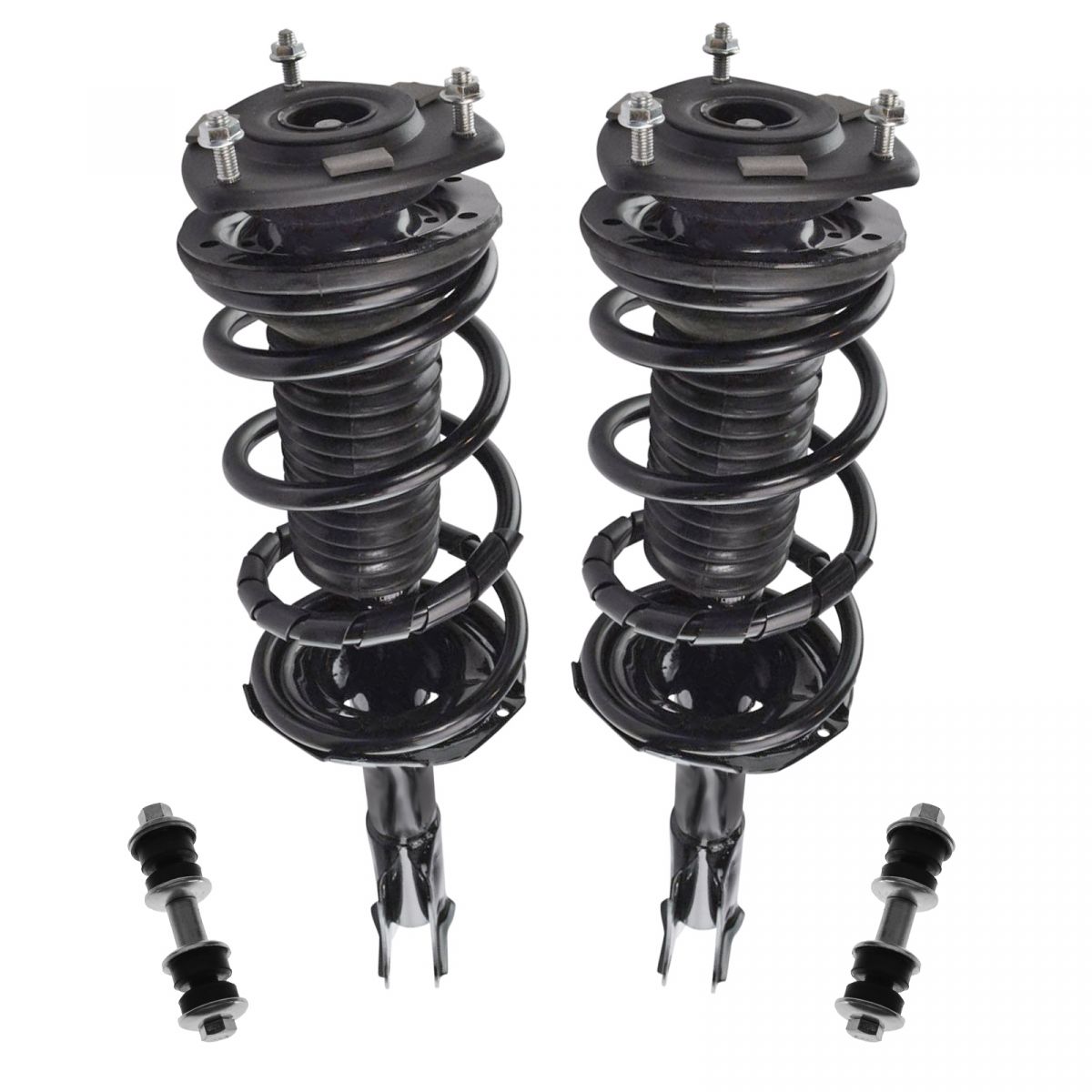 4 Piece Front Complete Strut Assembly & Sway Bar Link Set Kit for Scion