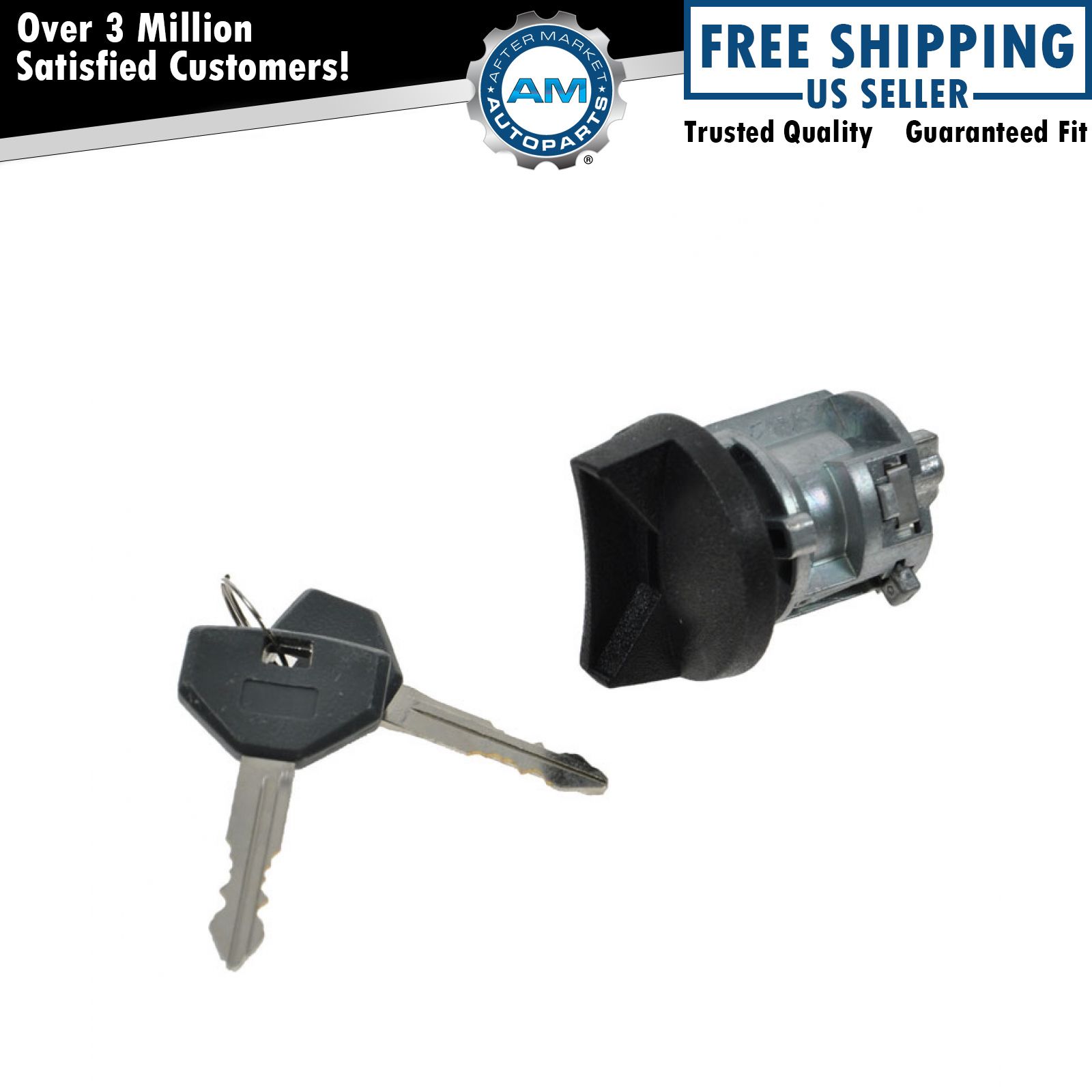 Ignition Lock Cylinder w/ Key for Jeep Dodge Truck Van